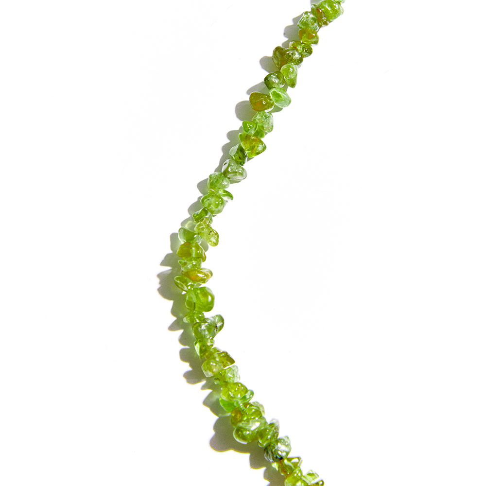 니로 세렌디피티 하트 마더 오브 펄 페리도트 네크리스(NiRO.SERENDiPiTY Heart Mother Of Pearl Peridot Necklace #75) - 3