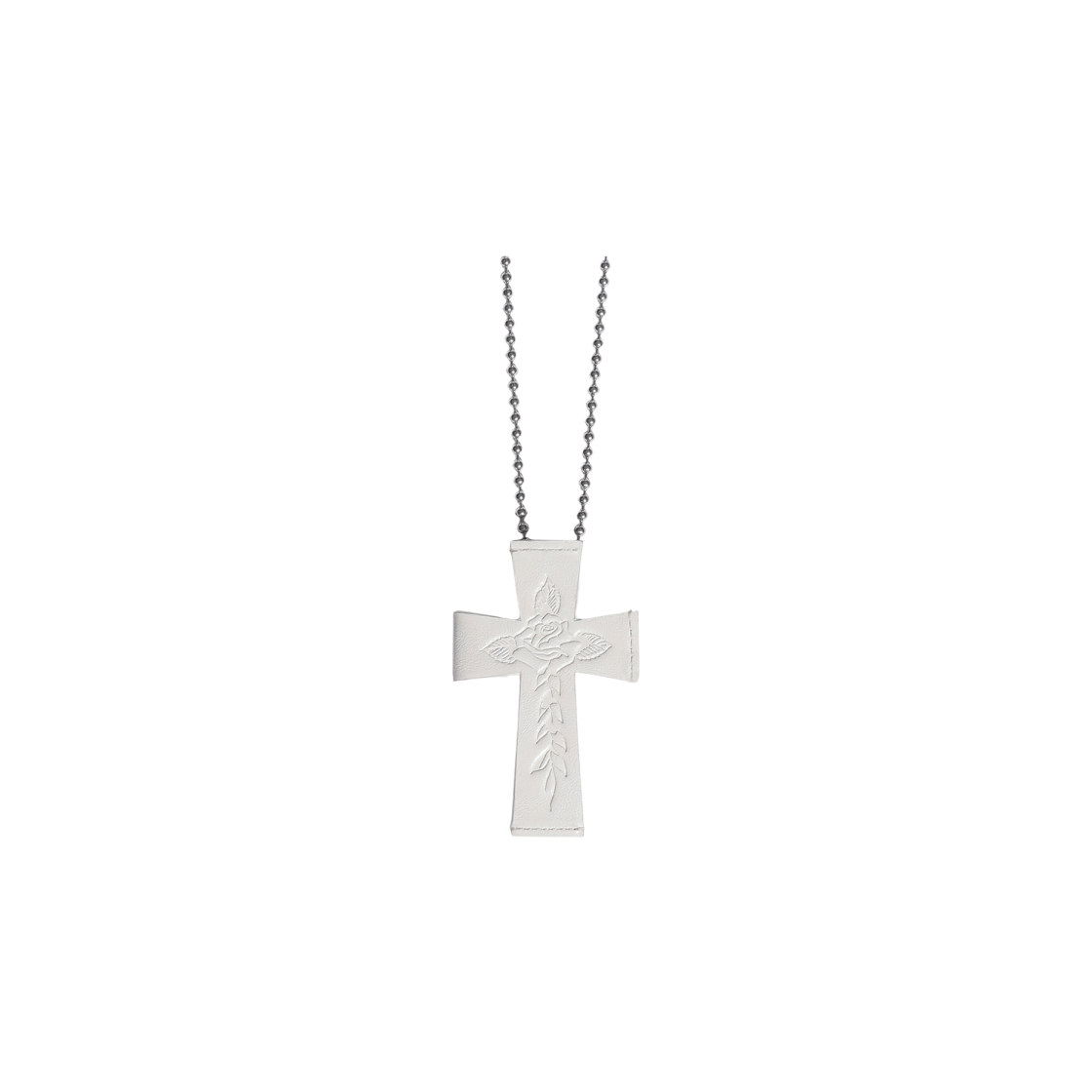 Cross Hair On Strap Wallet White – Sculptor