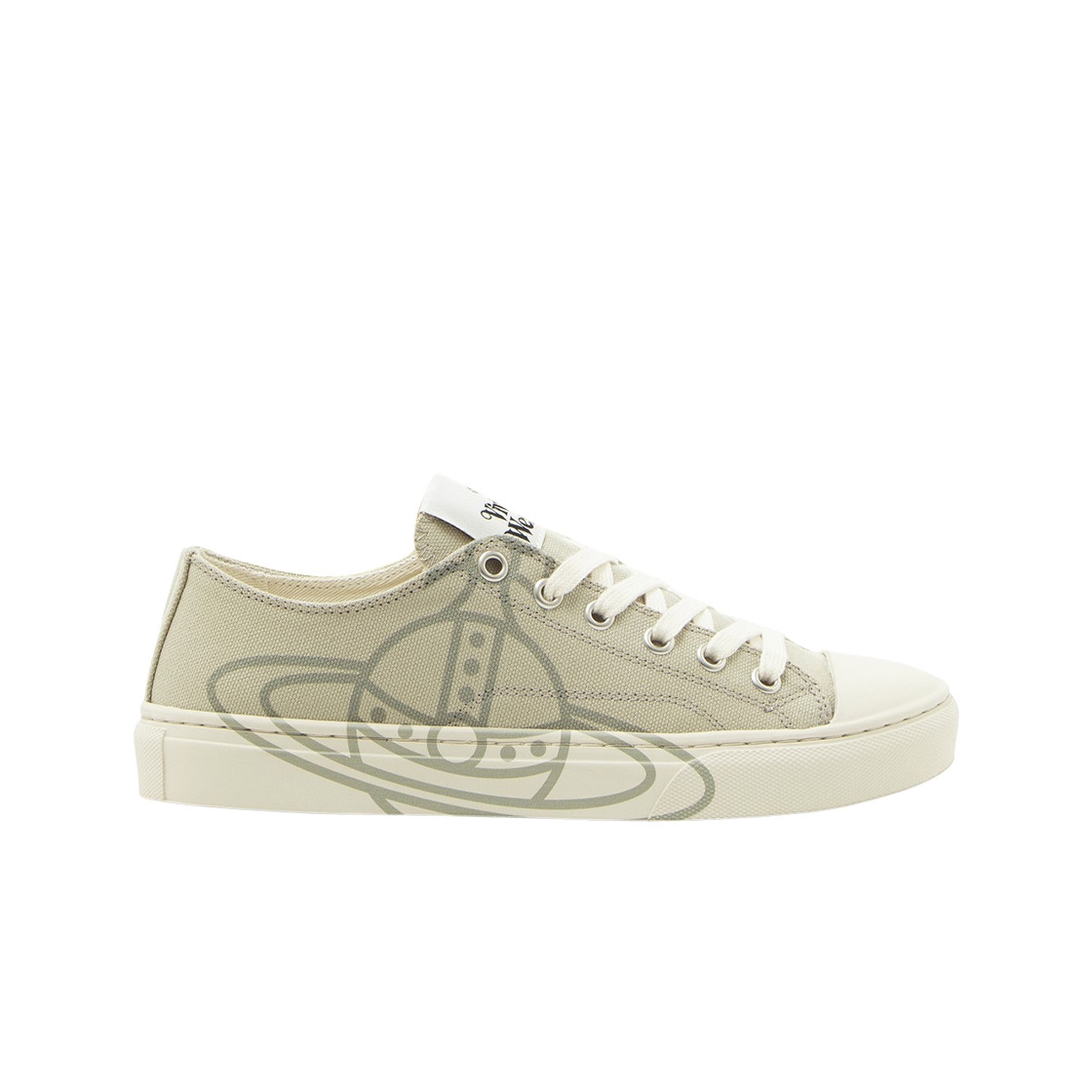 506896574 (W) Vivienne Westwood Plimsoll Low Top Sneakers White