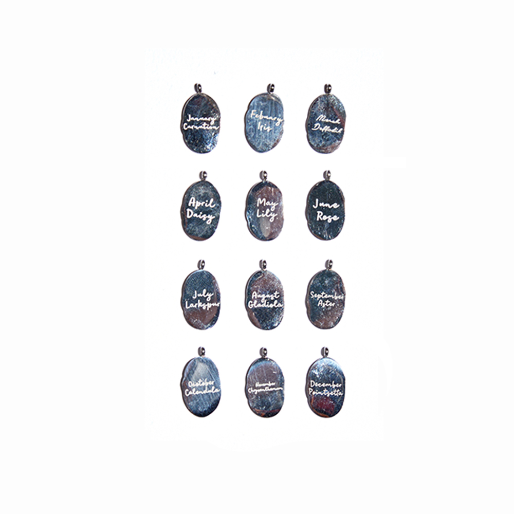 니로 세렌디피티 에잇체인 벌쓰 플라워 네크리스(NiRO.SERENDiPiTY Birth Flower Eight Chain Necklace #65) - 5
