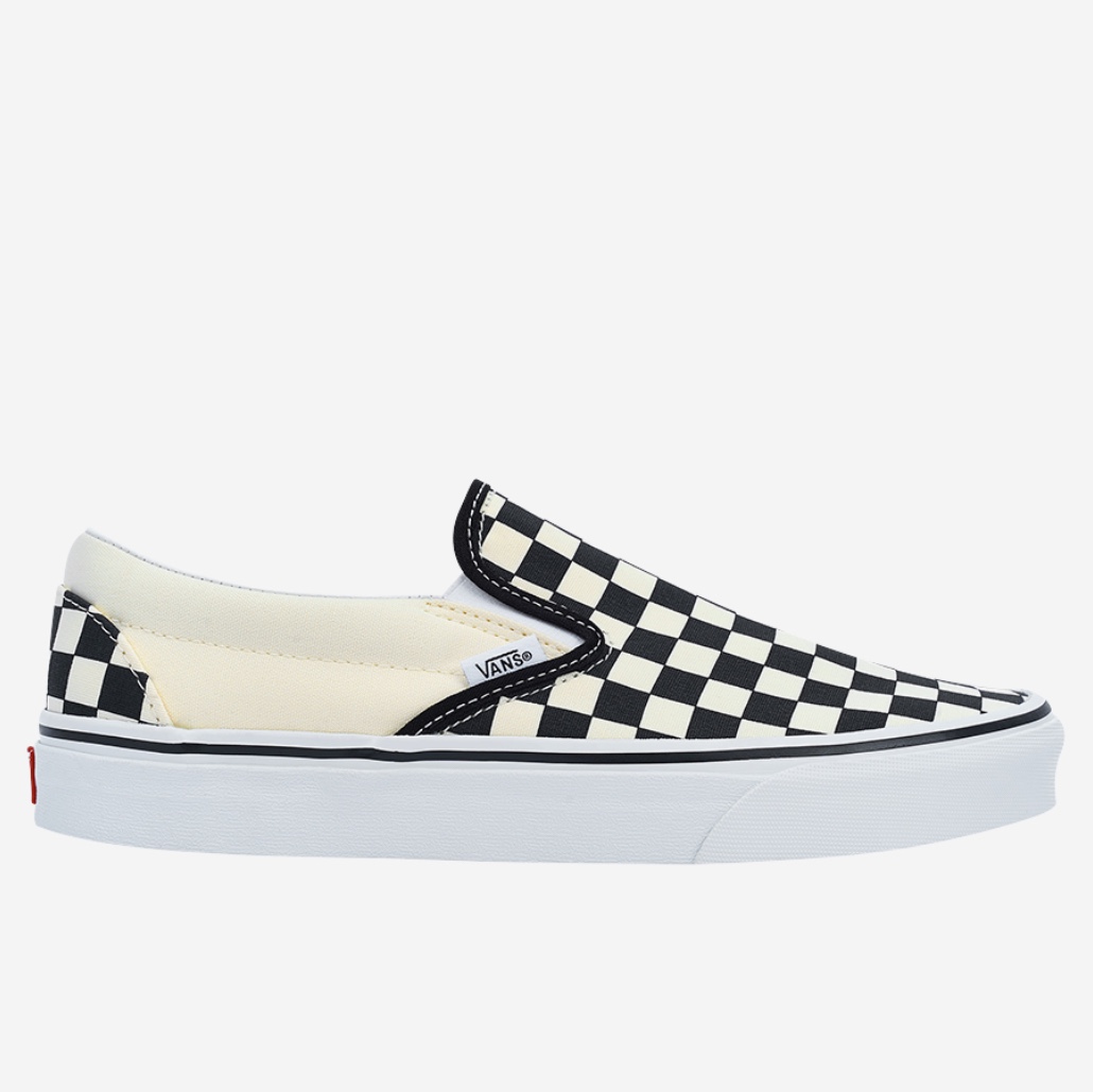 Vans Slip-On Checkerboard 착용 스타일