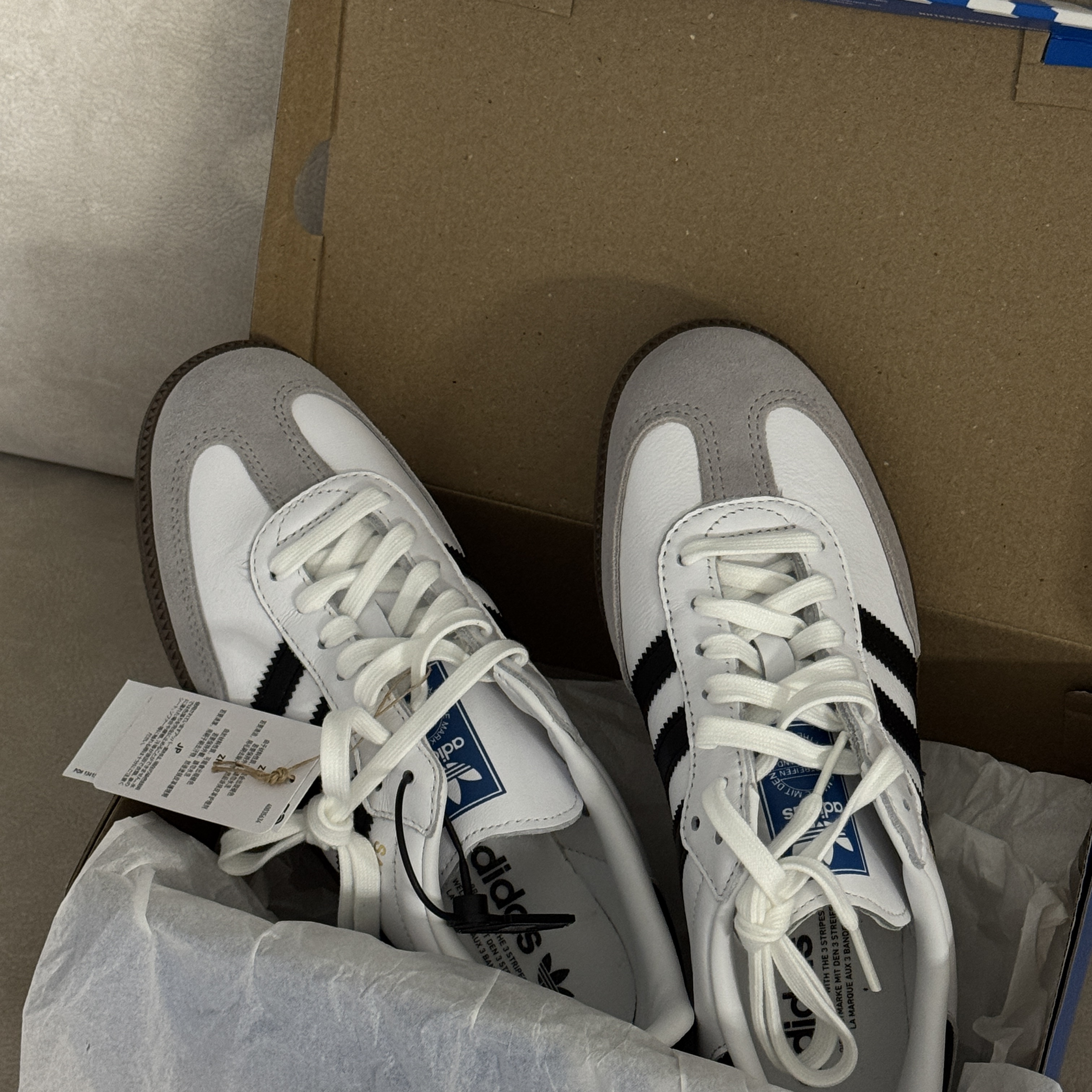 Adidas Samba OG Cloud White 착용 스타일