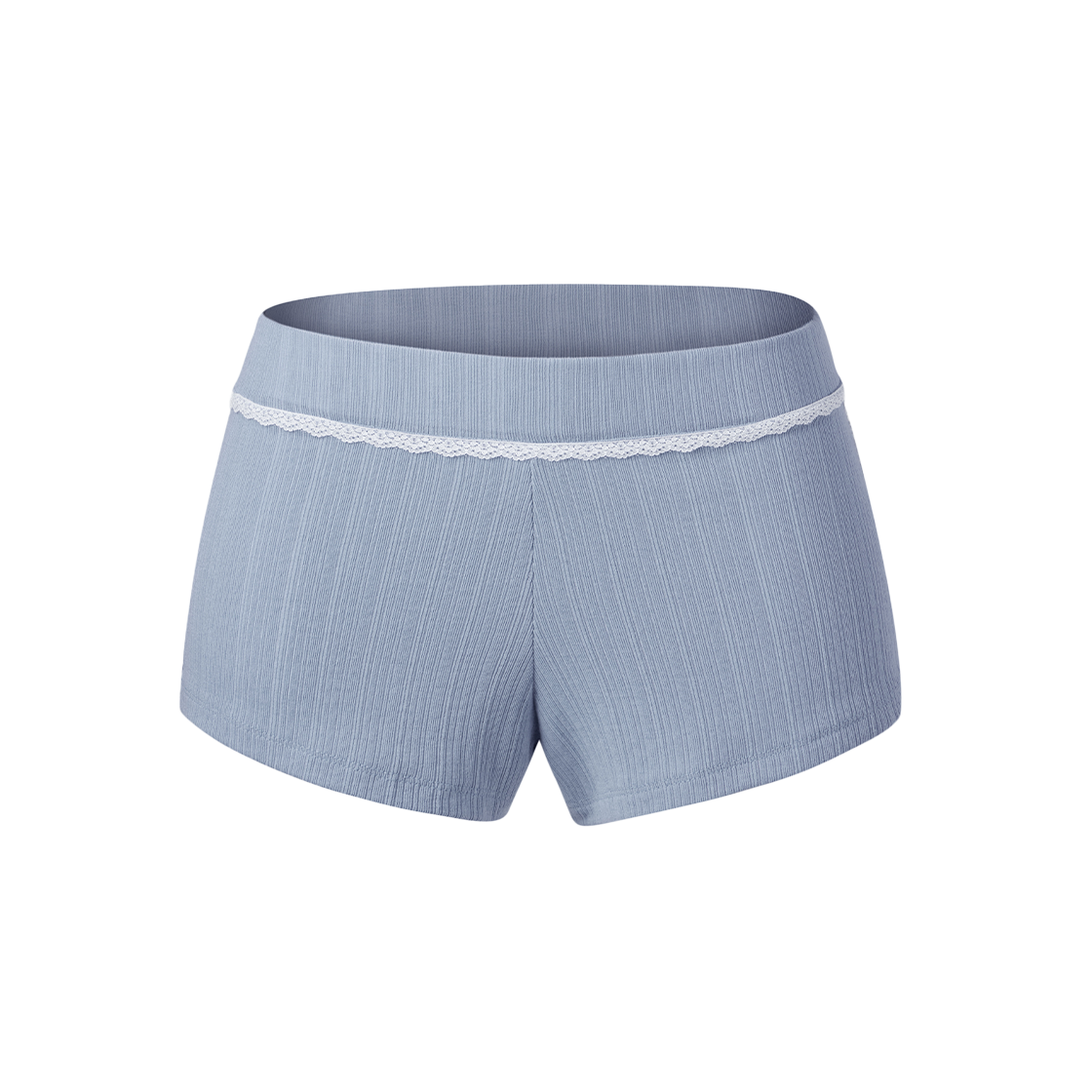 24FABT03SB Gila Archive Race Shirring Shorts Sky Blue