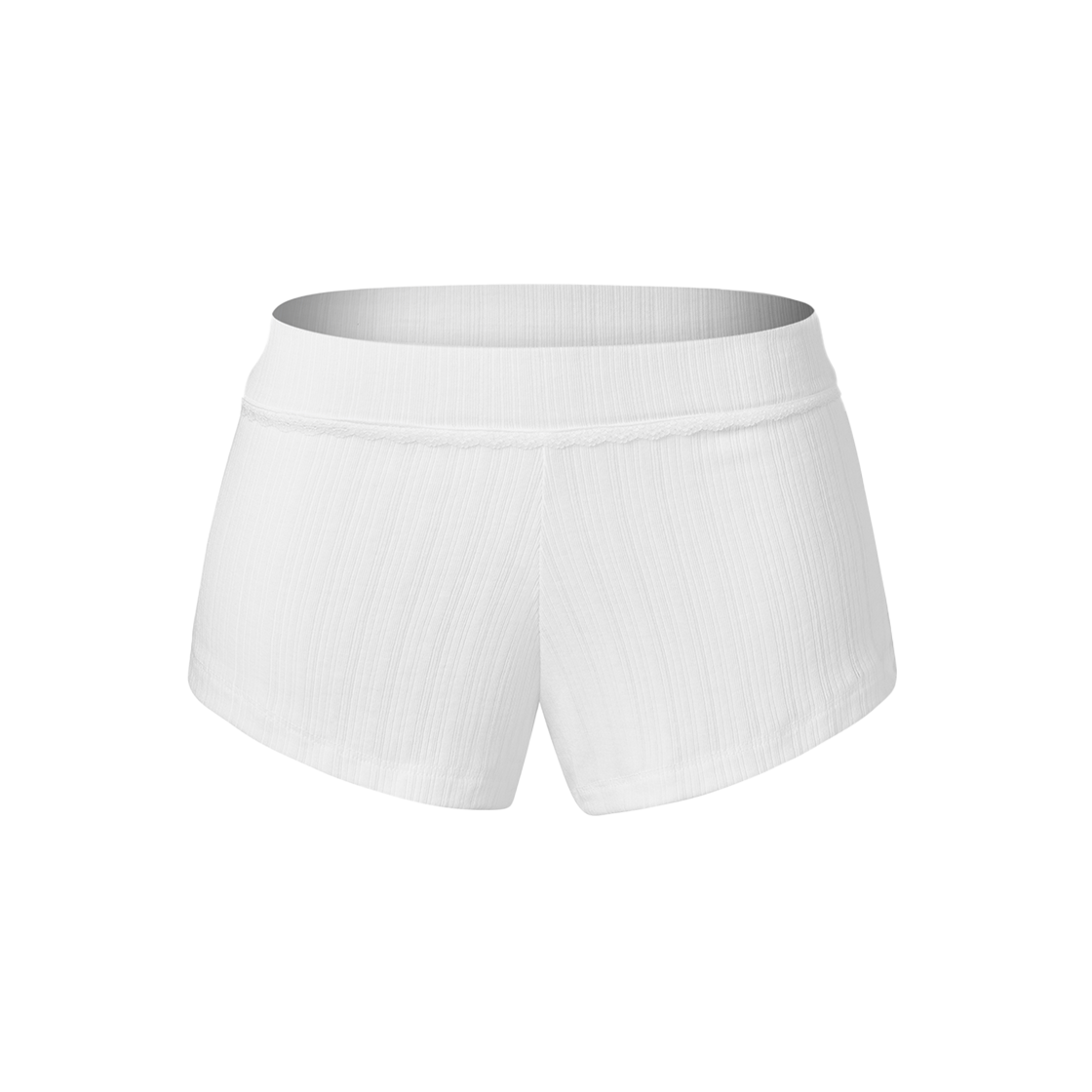 24FABT03WH Gila Archive Race Shirring Shorts White