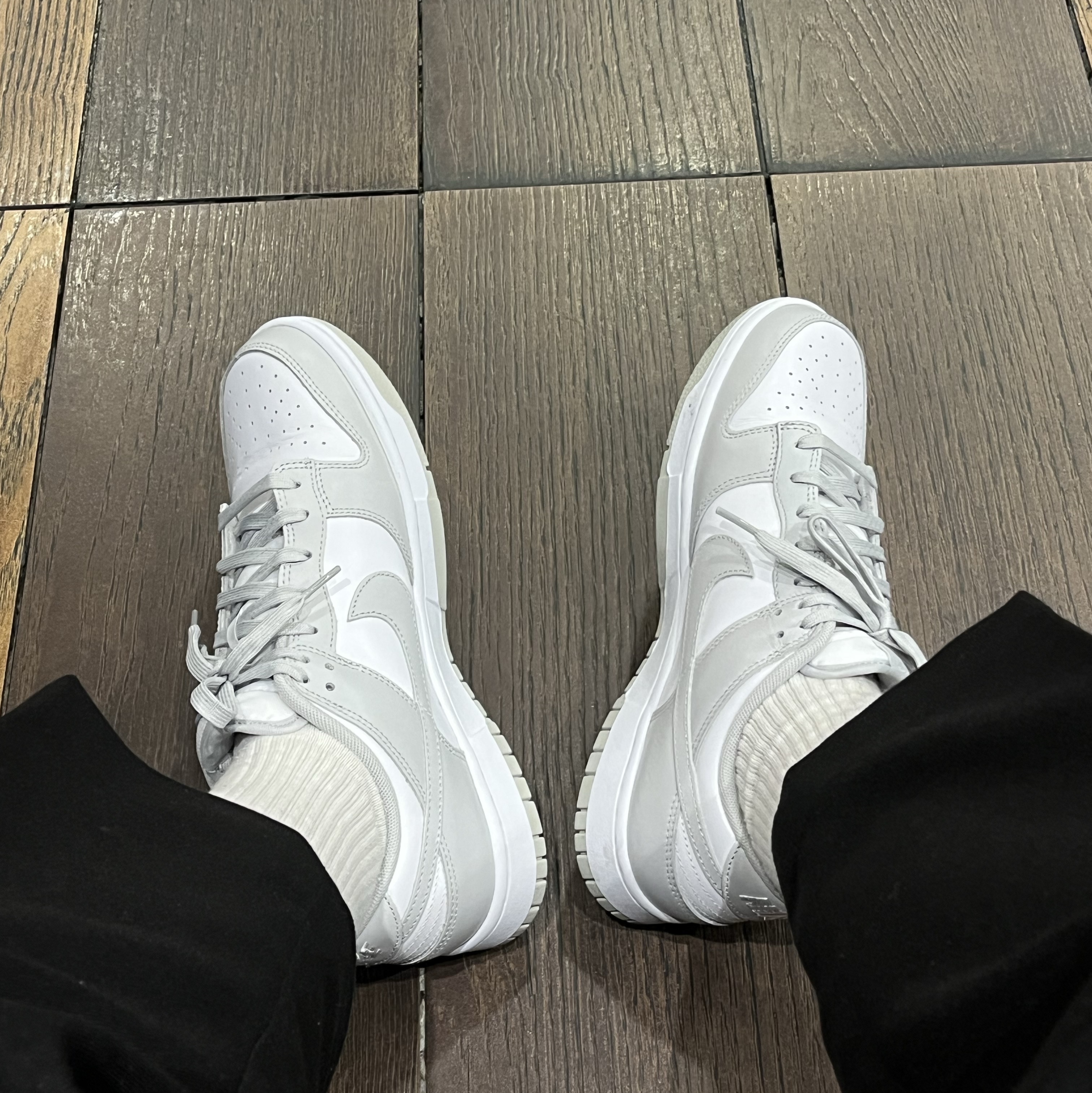Nike Dunk Low Retro Grey Fog 착용 스타일
