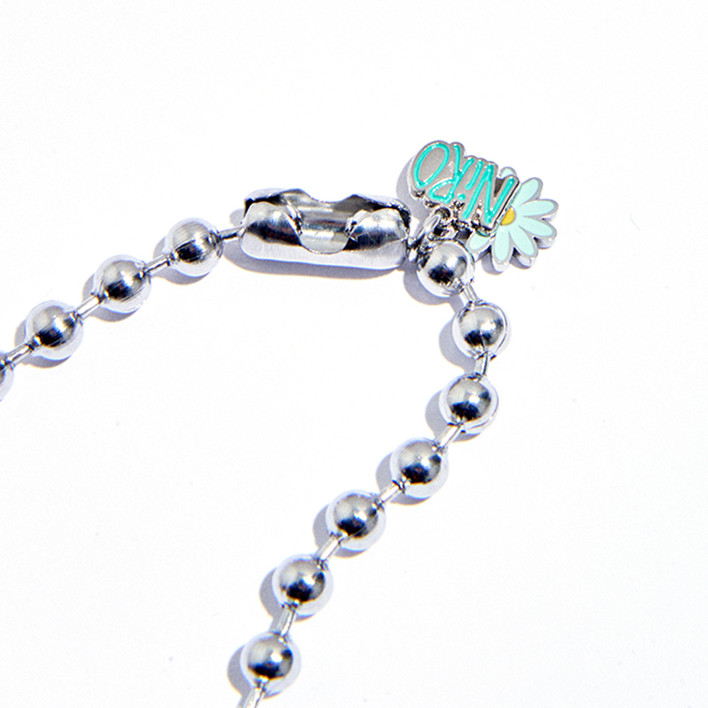 니로 세렌디피티 니로 세렌디피티 화이트 & 민트 데이지 네크리스(NiRO.SERENDiPiTY NiRO.SERENDiPiTY White N Mint Daisy Necklace #82) - 3