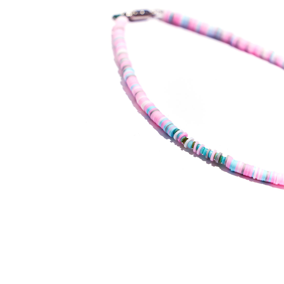 니로 세렌디피티 데이지 코튼캔디 폴리머 네크리스(NiRO.SERENDiPiTY Daisy Cotton Candy Polymer Necklace #95) - 2