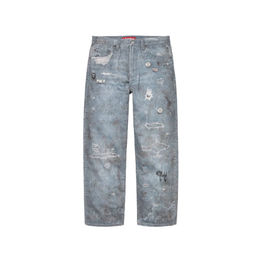 Supreme HJR Trompe L'oeil Loose Fit Jean Blue - 24FW