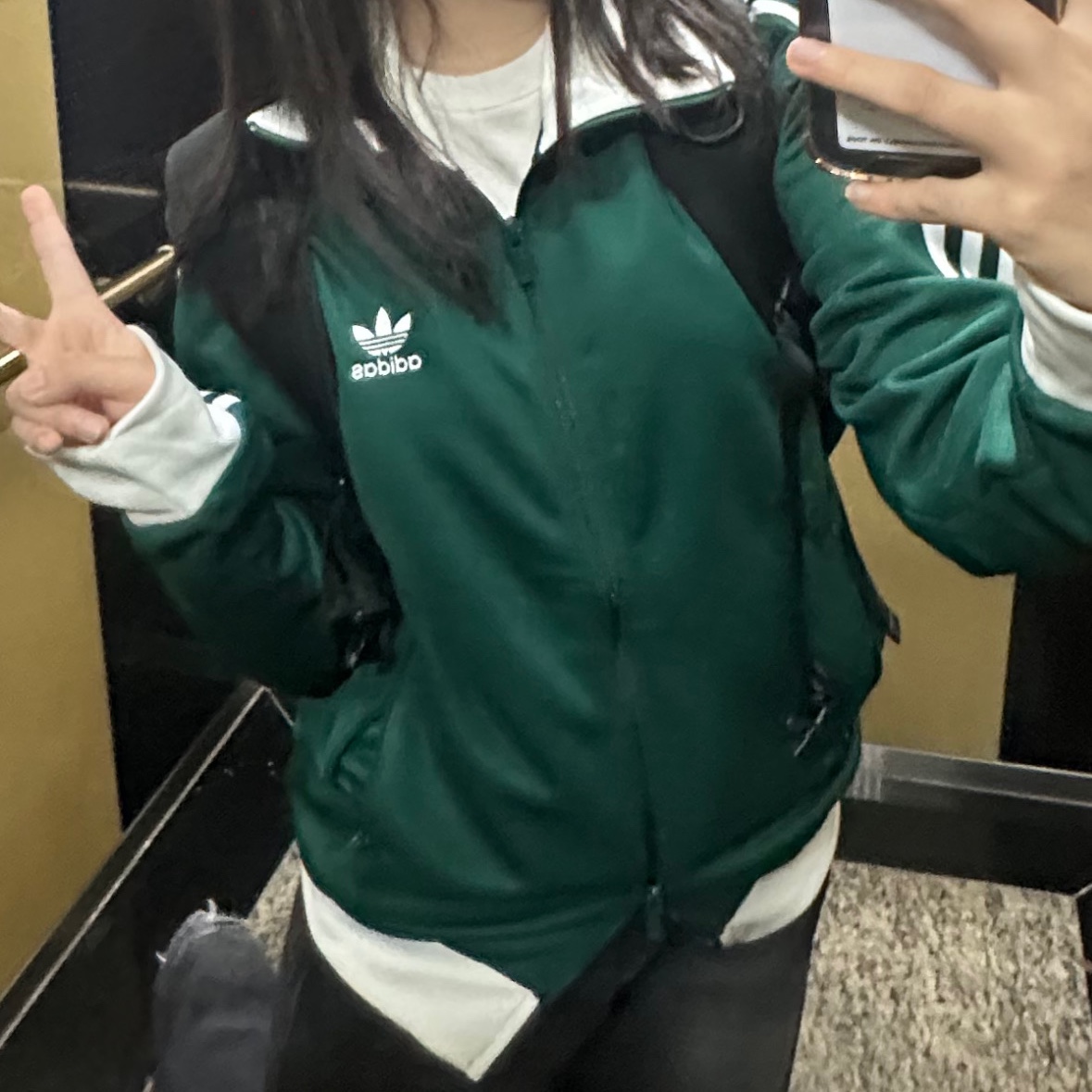 Adidas Adicolor Classics Beckenbauer Track Jacket Collegiate Green - KR Sizing 착용 스타일