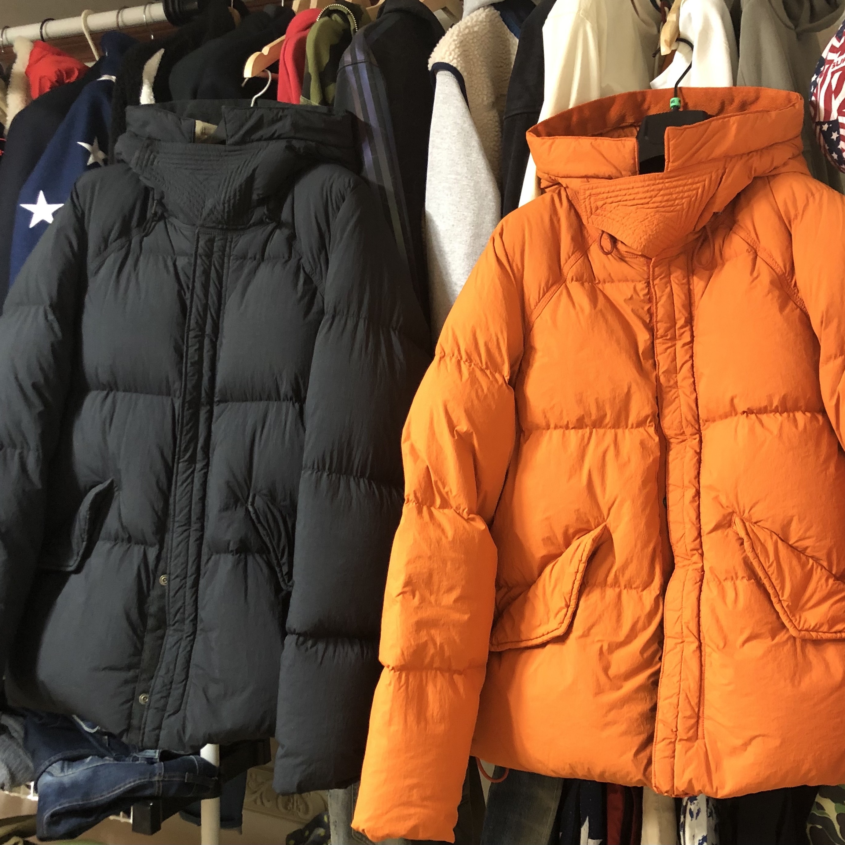 Ten C Artic Down Parka Black, Ten C Artic Down Parka Clementine 착용 스타일