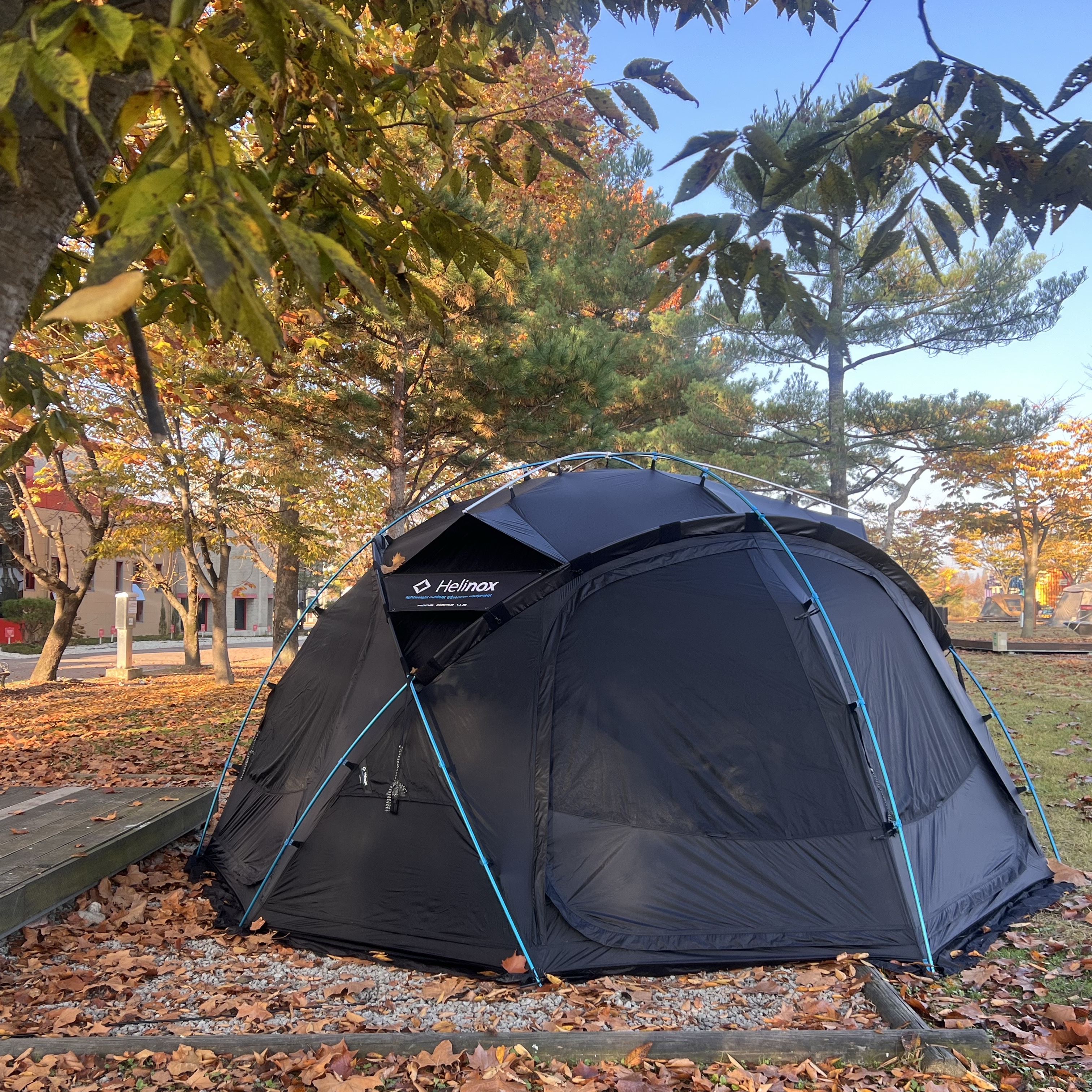 Helinox Nona Dome 4.0 Black 착용 스타일