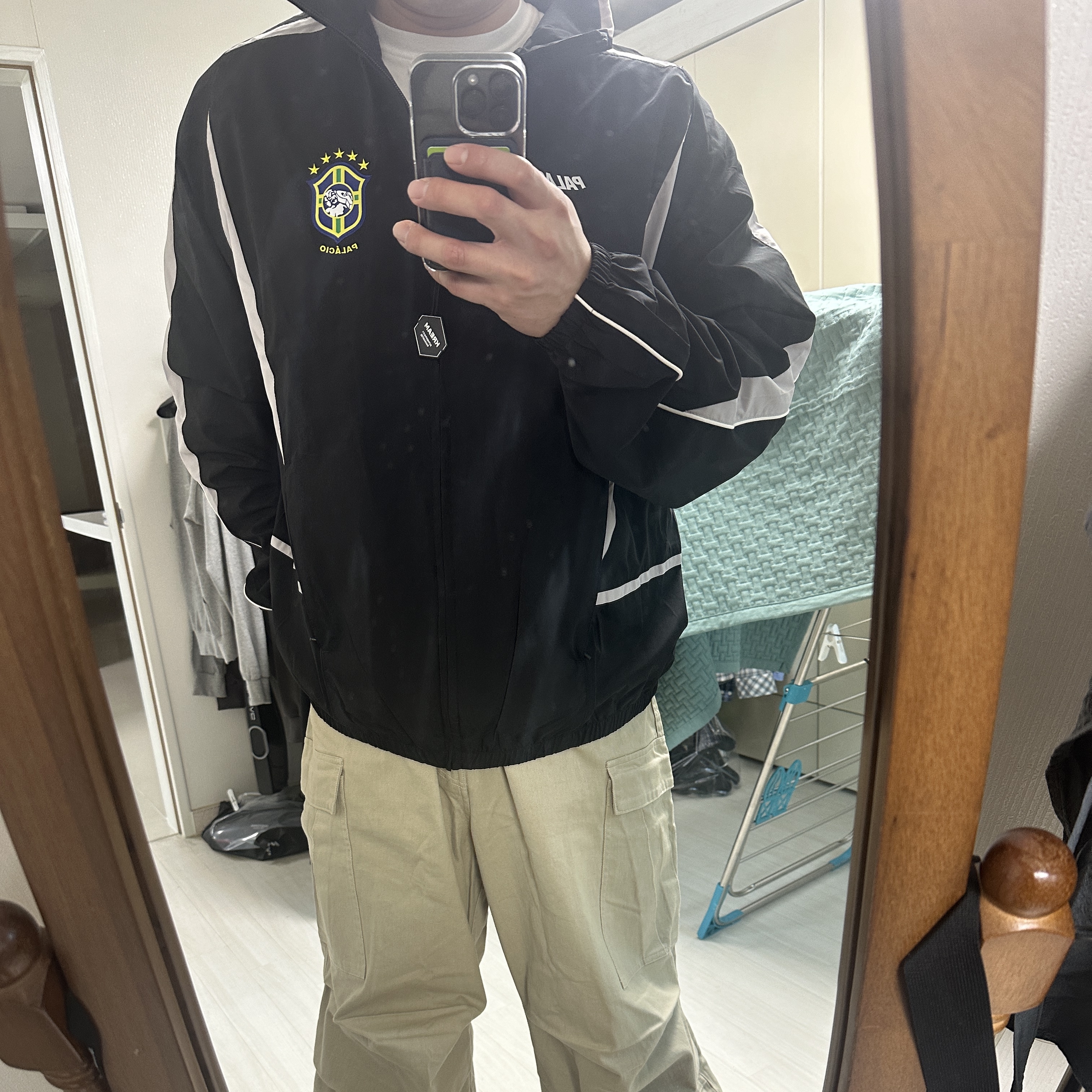 팔라스 프로 팀 02 쉘 자켓 블랙 - 24FW | Palace | KREAM 