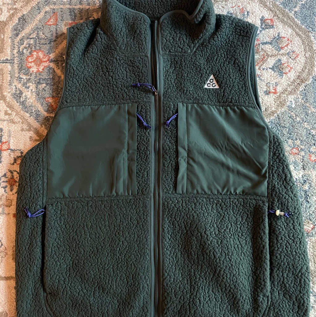 Nike ACG Arctic Wolf Vest Vintage Green - Asia 착용 스타일 - 1