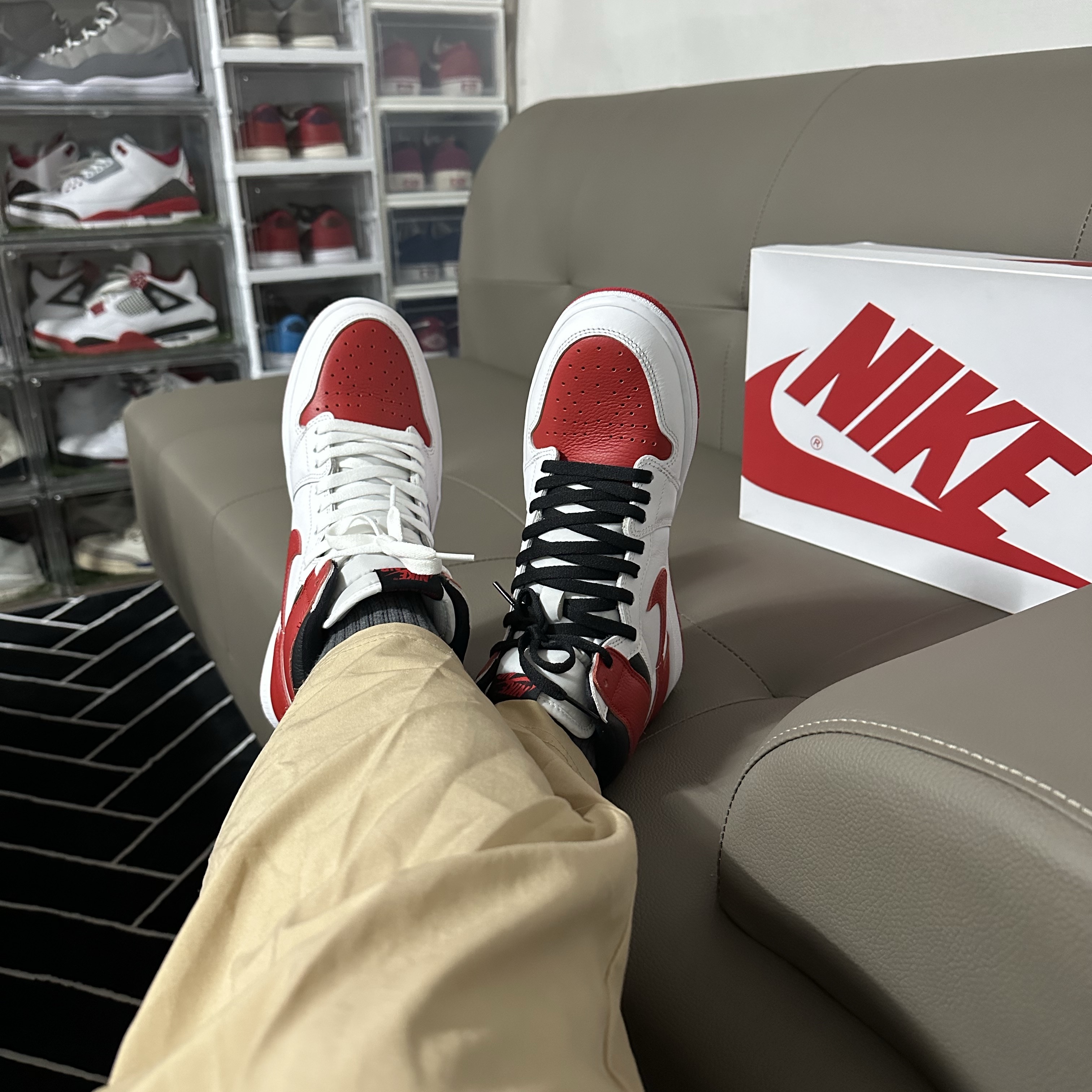 Jordan 1 Retro High OG Heritage 착용 스타일