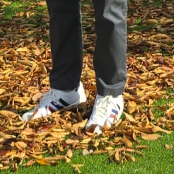 Adidas x Kith Samba Golf Red Blue Navy 착용 스타일
