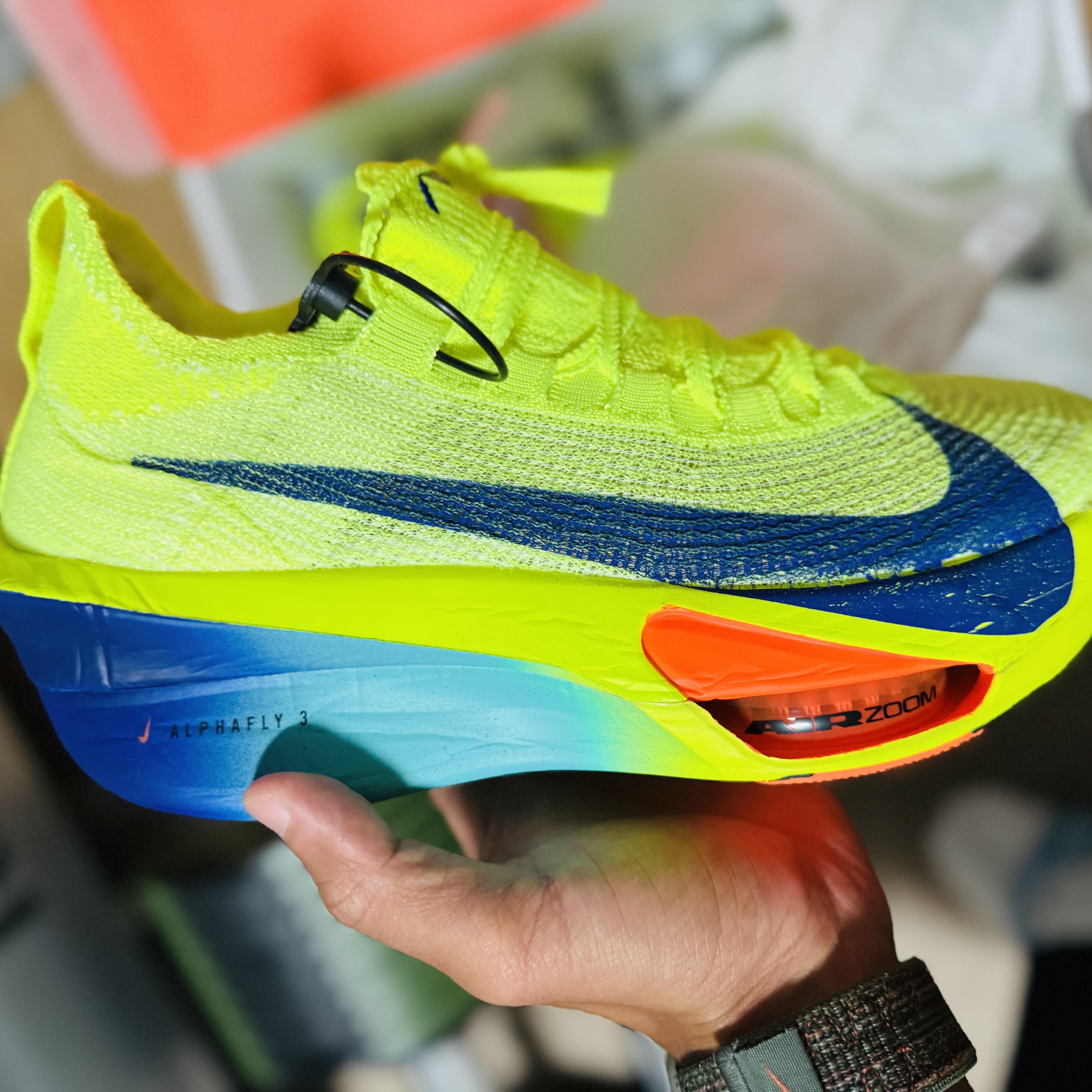 Nike Air Zoom Alphafly Next% 3 Volt 착용 스타일