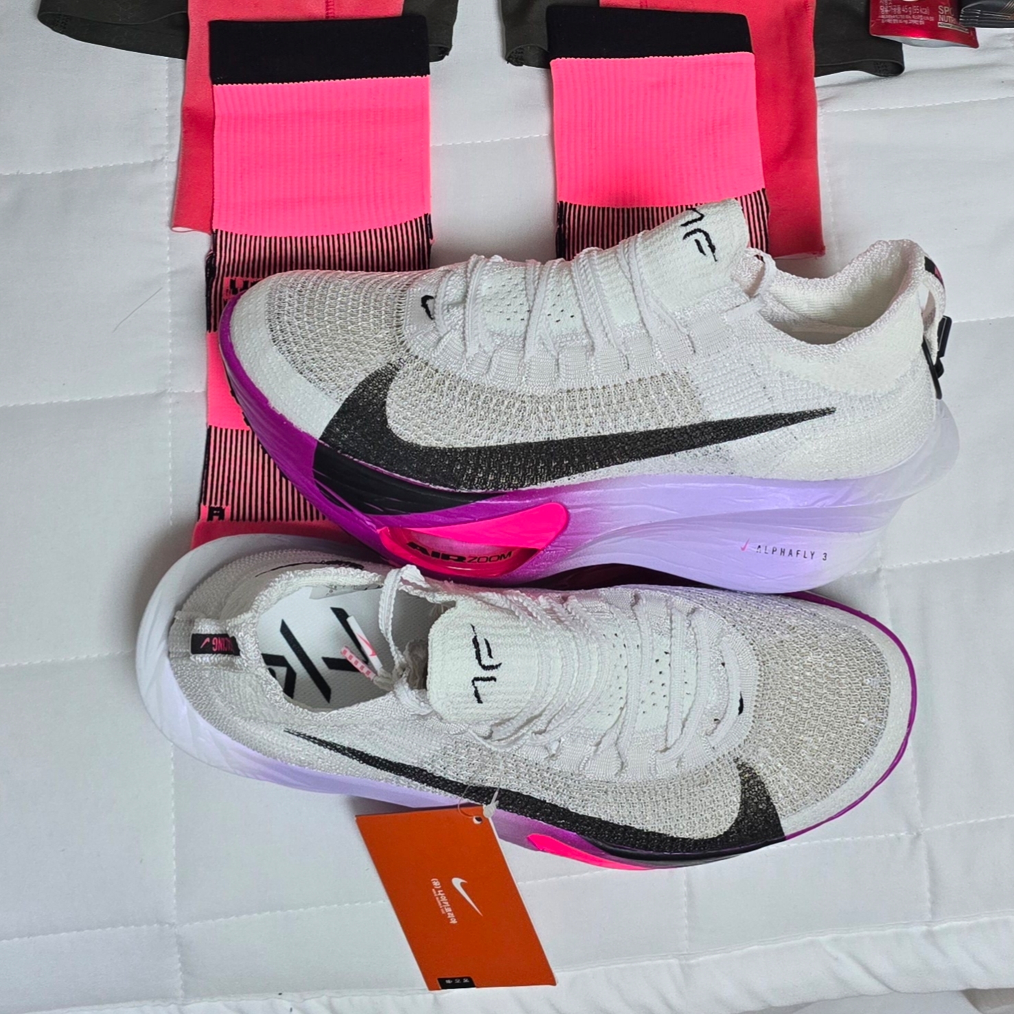 Nike Air Zoom Alphafly Next% 3 Hyper Pink 착용 스타일