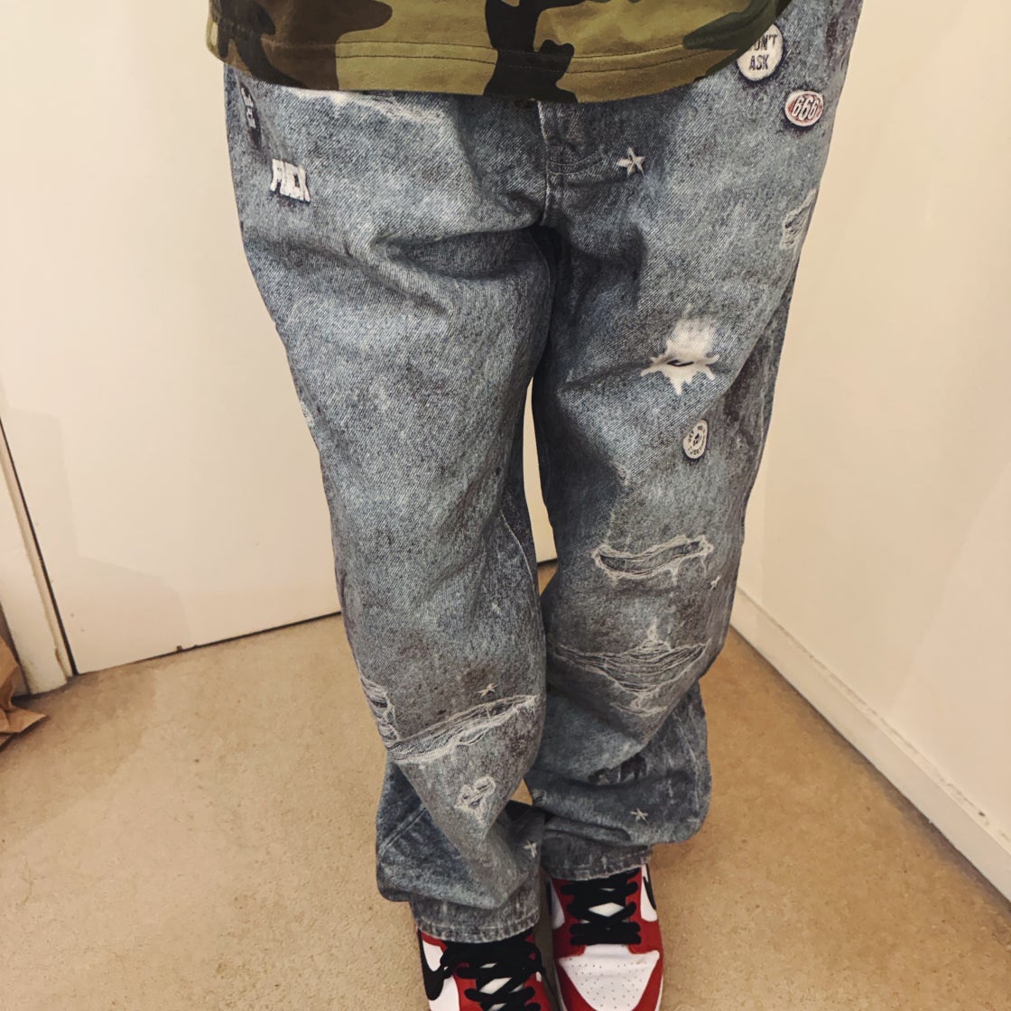 supreme HJR Trompe L'oeil Loose Fit Jean