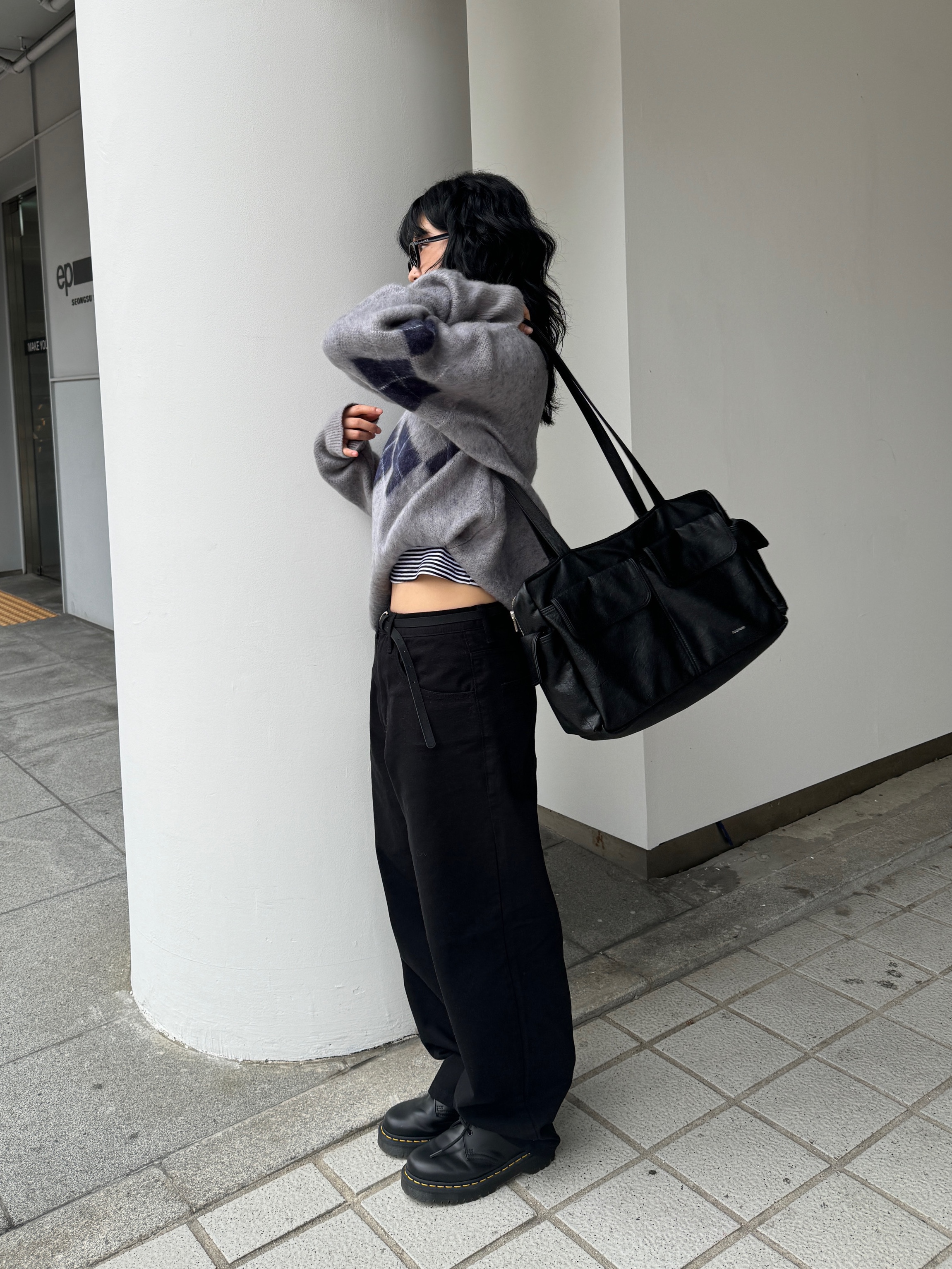 Dr. Martens 1461 Bex Black 착용 스타일