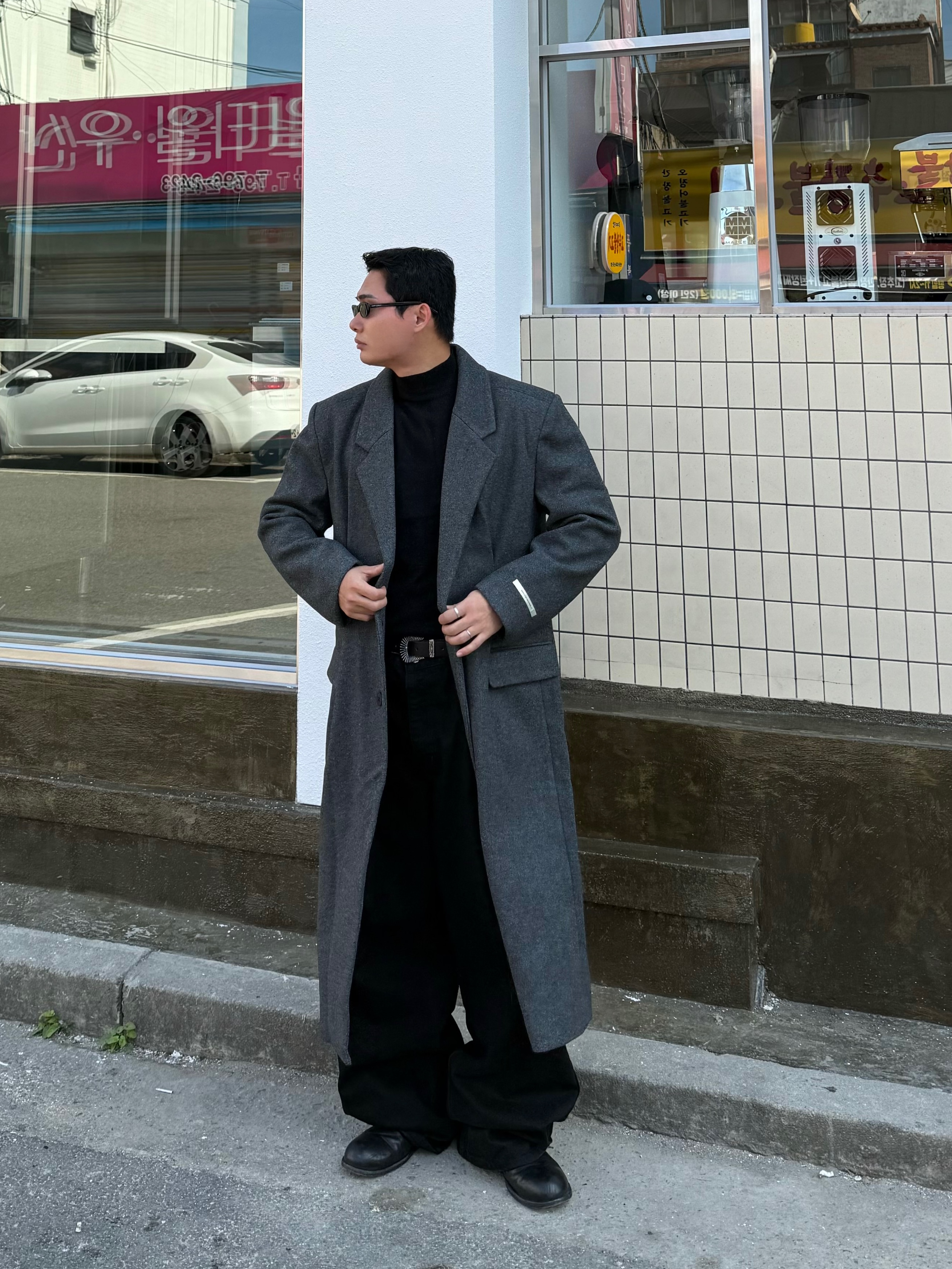 Guidi 992 Horse Full Grain Leather Derby Black 착용 스타일