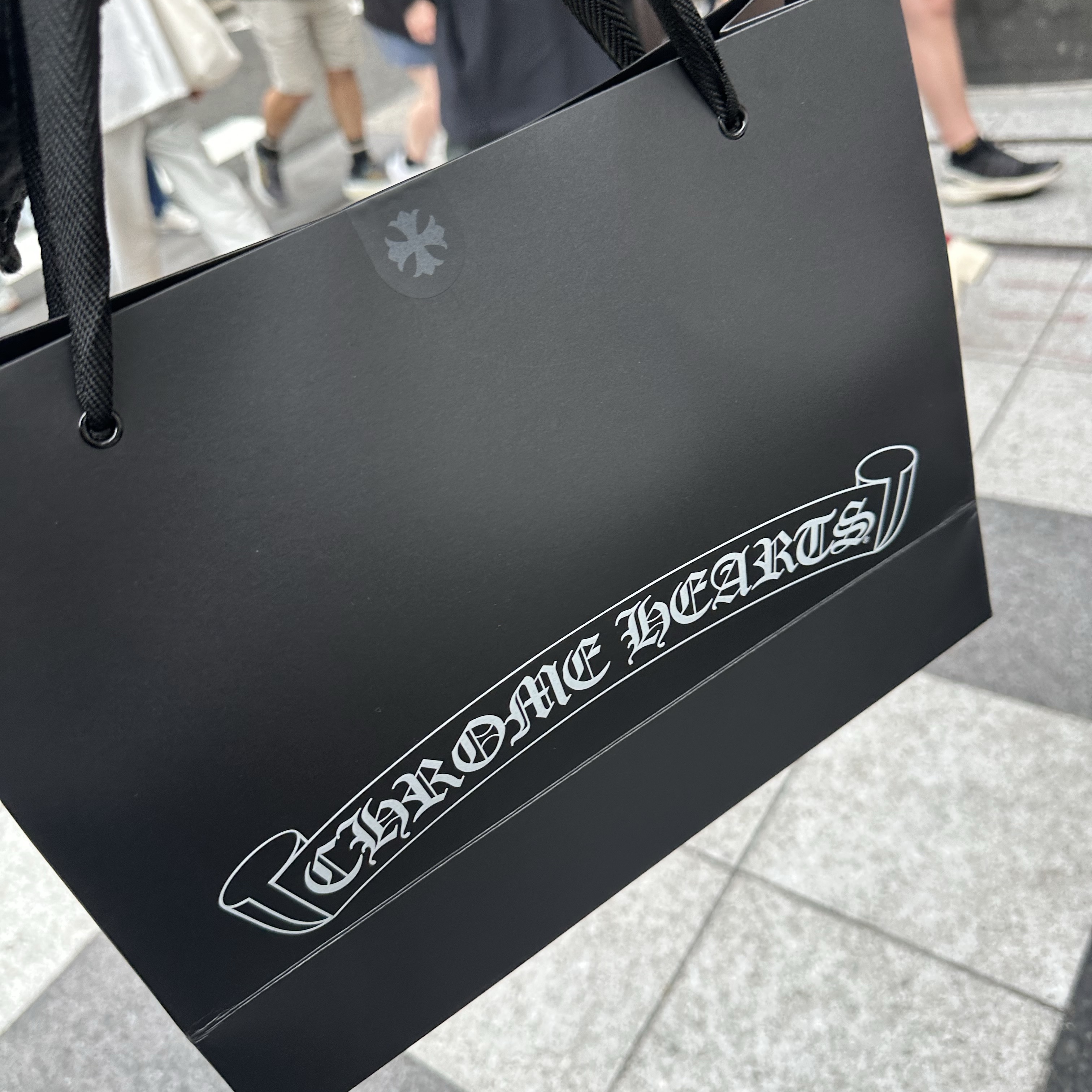 Chrome Hearts Scroll Fuck you Logo LS T-Shirt Black 착용 스타일 - 4