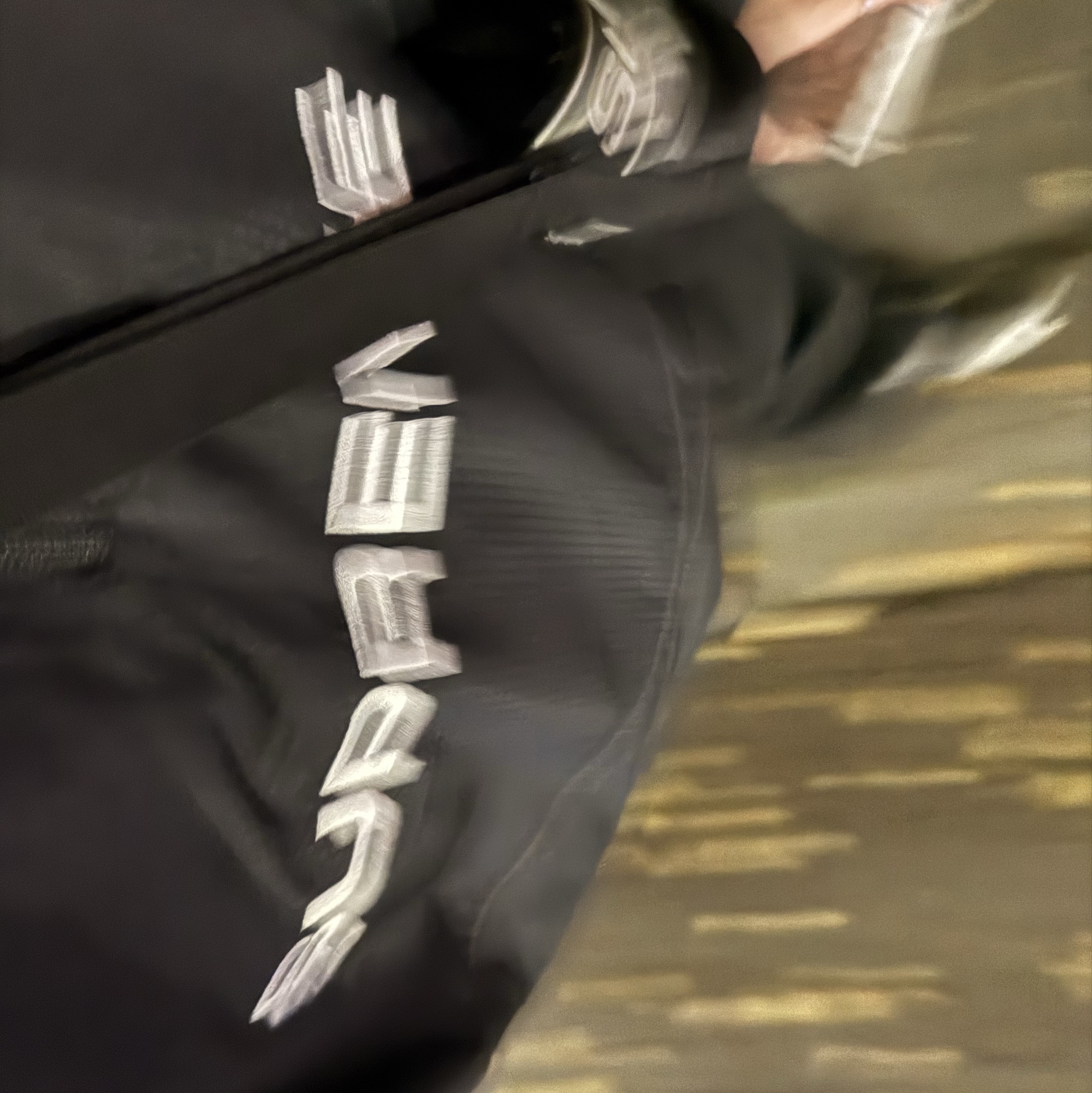 Supreme Reflective Piping Pullover Black - 24FW, Supreme HJR Trompe L'oeil Hooded Work Jacket Blue - 24FW 착용 스타일 - 1