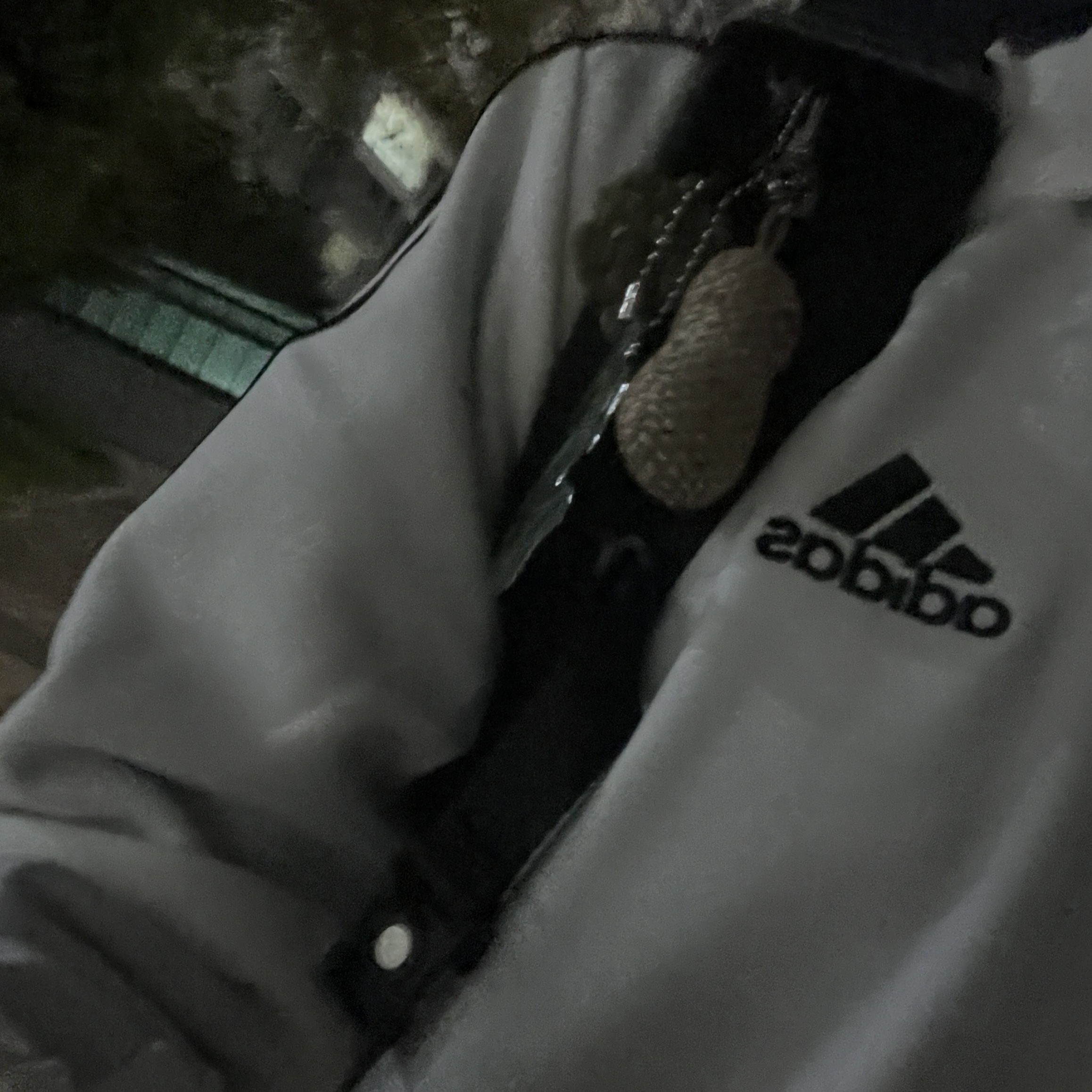 Adidas 3S Regular Fit Double Knit Track Top White - KR Sizing 착용 스타일