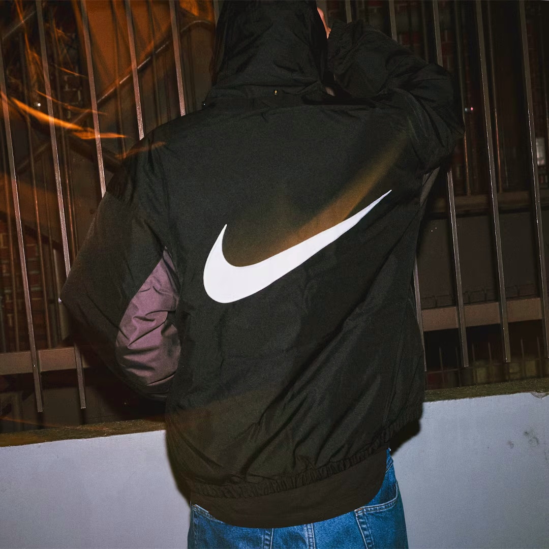 Nike Solo Swoosh Puffer Black - Asia 착용 스타일