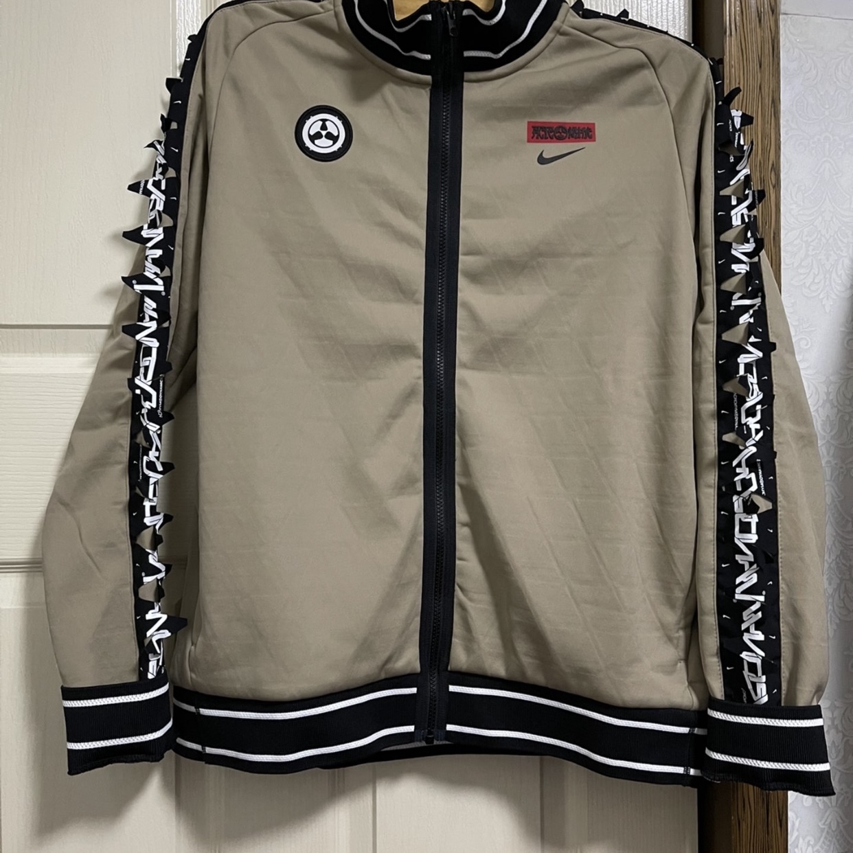 Nike x Acronym NRG Knit Jacket Khaki - Asia 착용 스타일