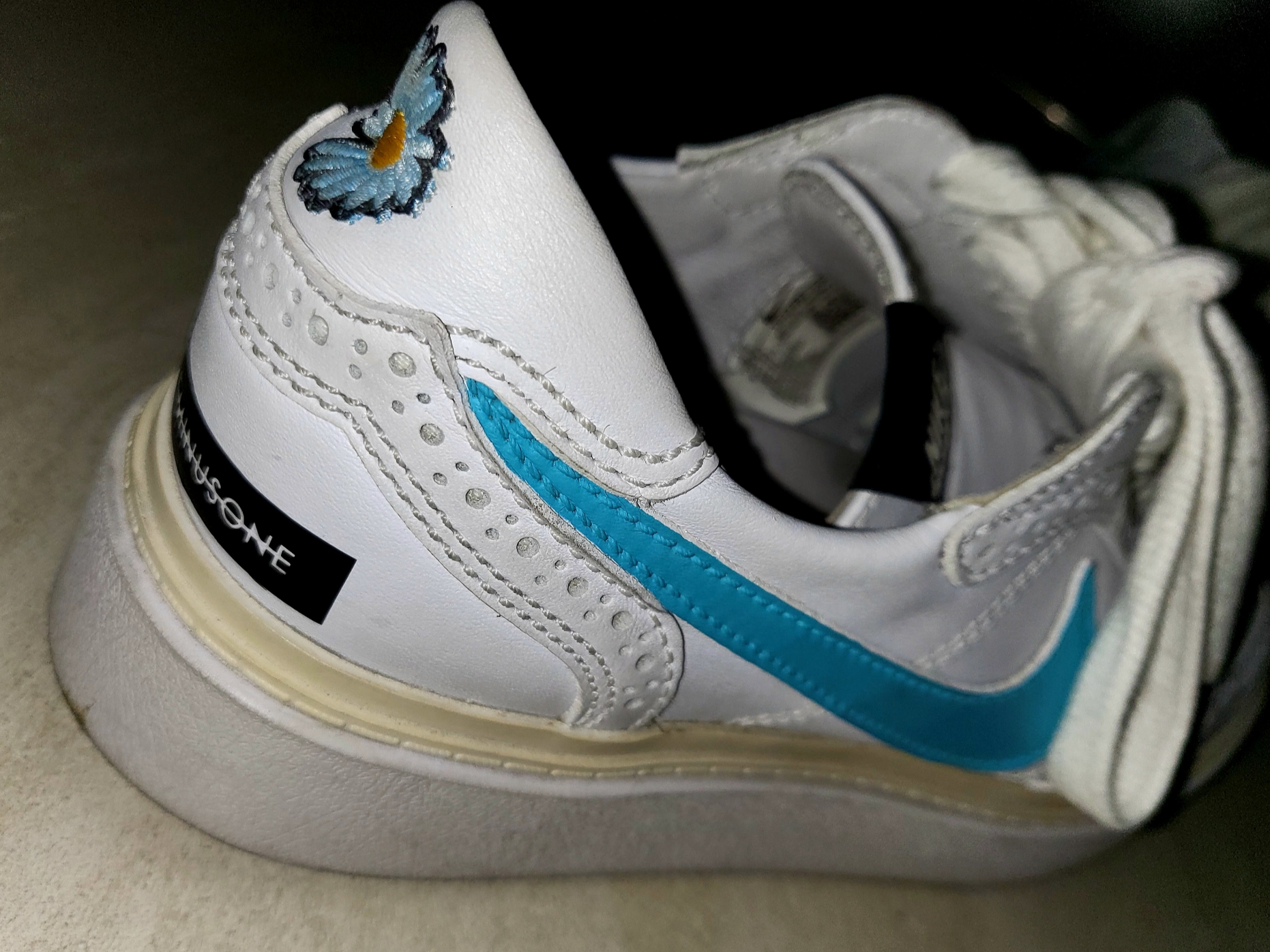 Nike x Peaceminusone Kwondo1 White, Nike x Peaceminusone Air Force 1 Low Para-Noise 2.0 착용 스타일 - 3