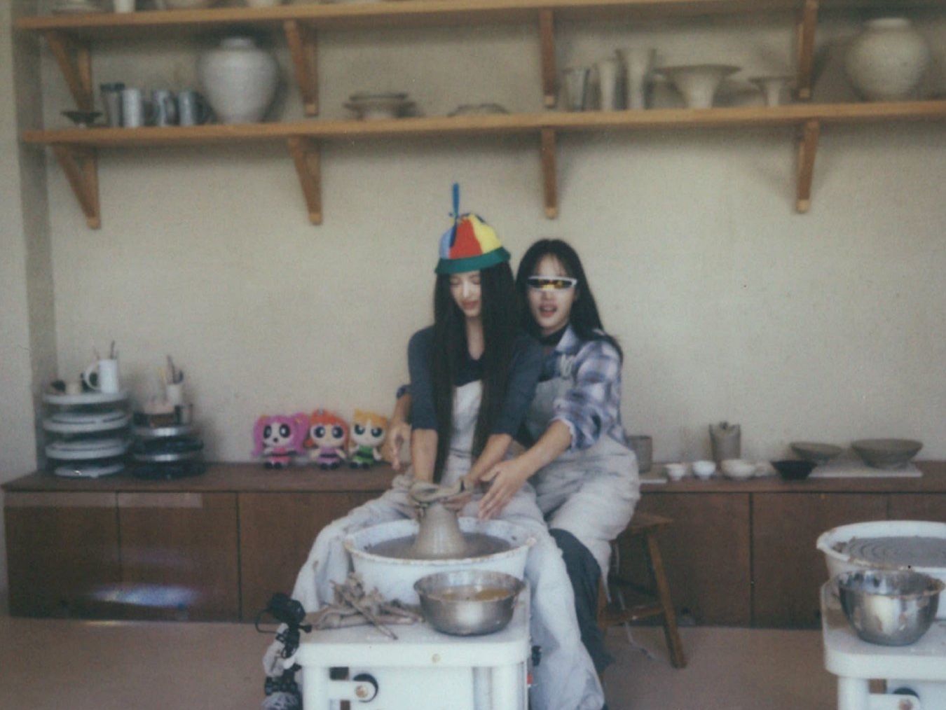 Scarpa Mojito Lake Blue - 24FW, Coyseio Draping Dress Blue Grey 착용 스타일 - 4