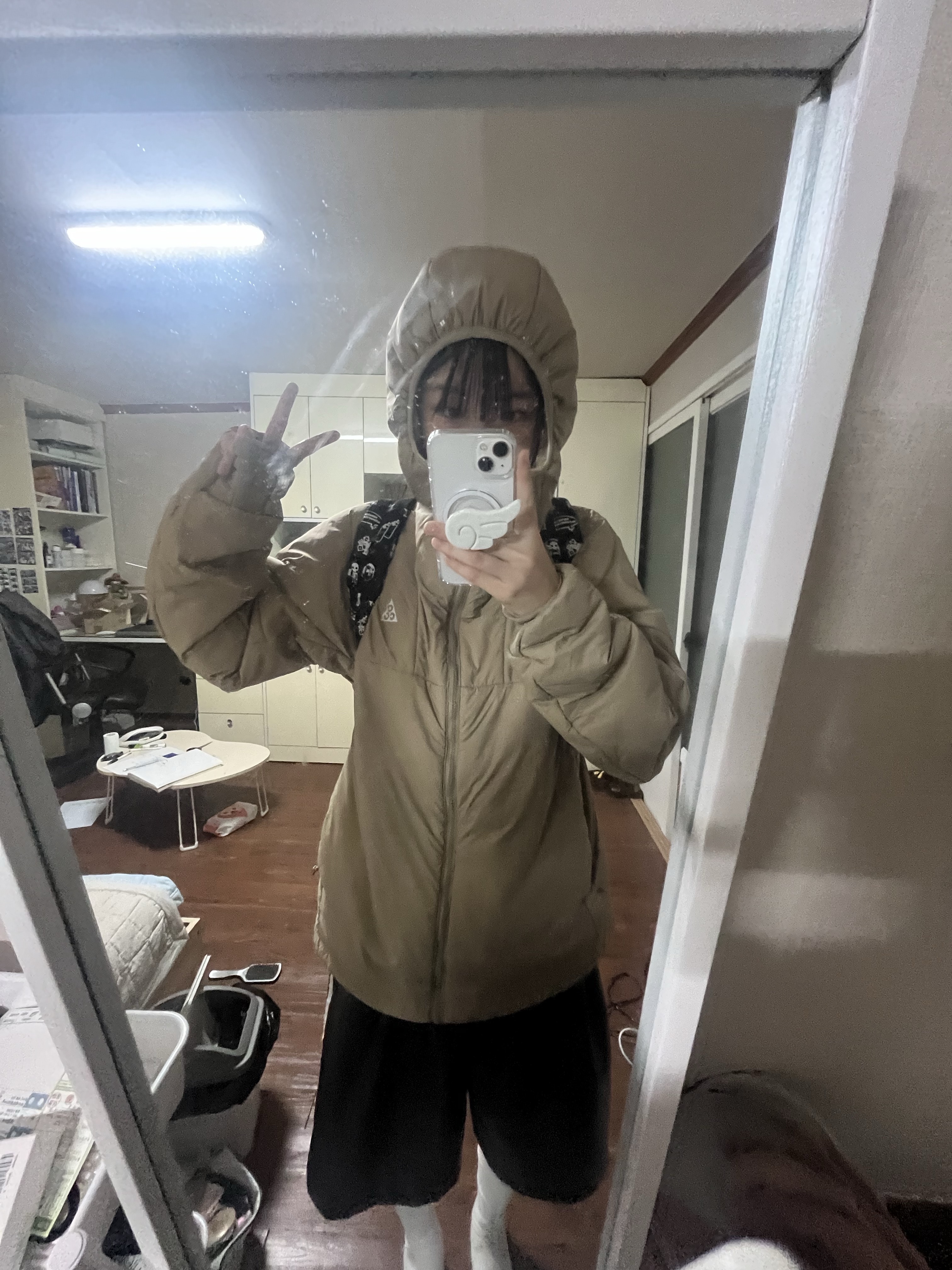 Nike ACG Therma-Fit ADV Rope De Dope Jacket Light Iron Ore - Asia, Safarispot Ultimate Logo Denim Backpack 착용 스타일 - 1