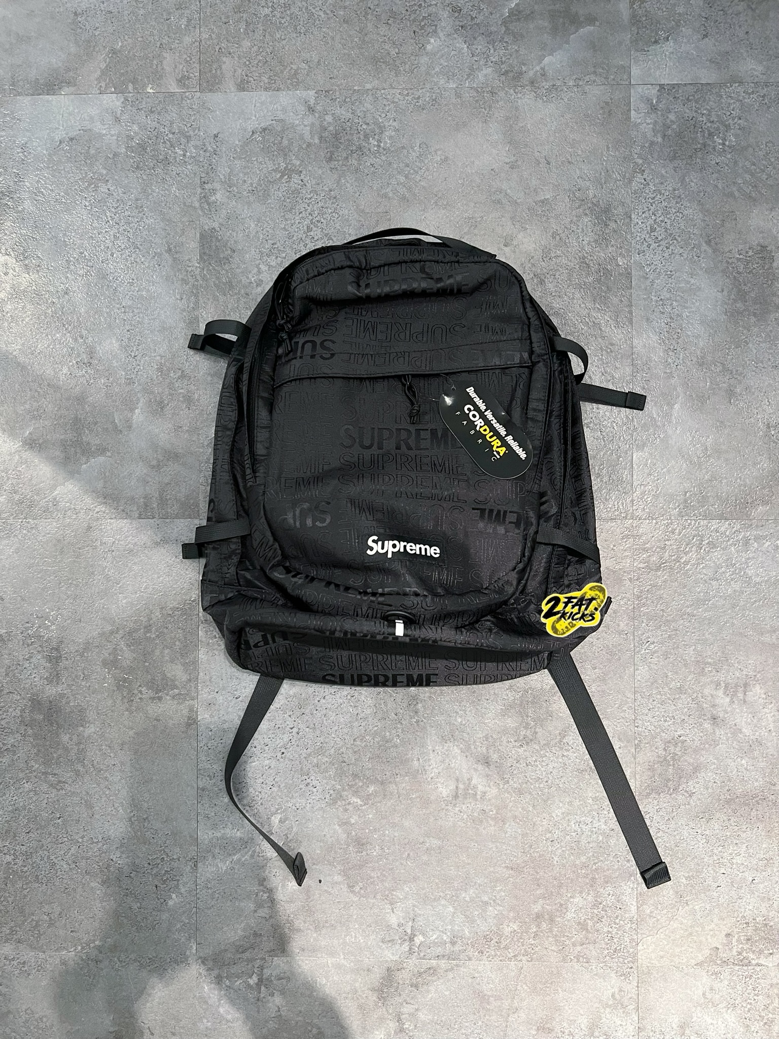 Supreme Backpack Black - 19SS 착용 스타일 - 4