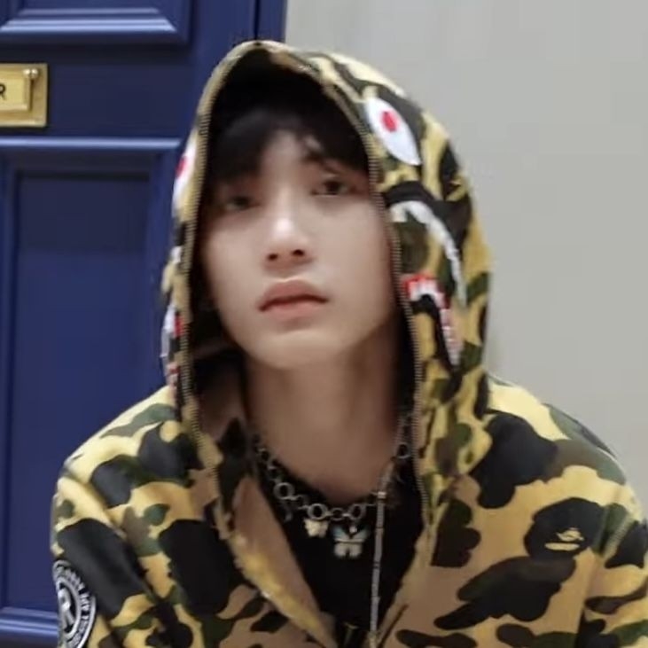 BAPE PONR ABC Camo Shark Full Zip Hoodie Army Green 착용 스타일 - 3