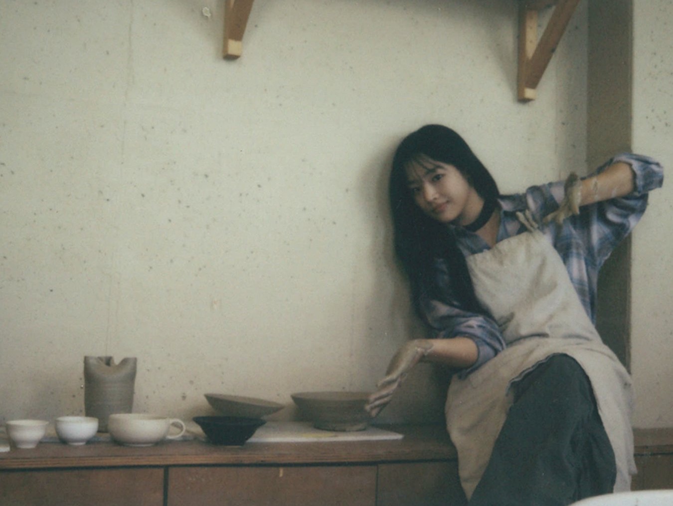 Scarpa Mojito Lake Blue - 24FW, Coyseio Draping Dress Blue Grey 착용 스타일 - 3