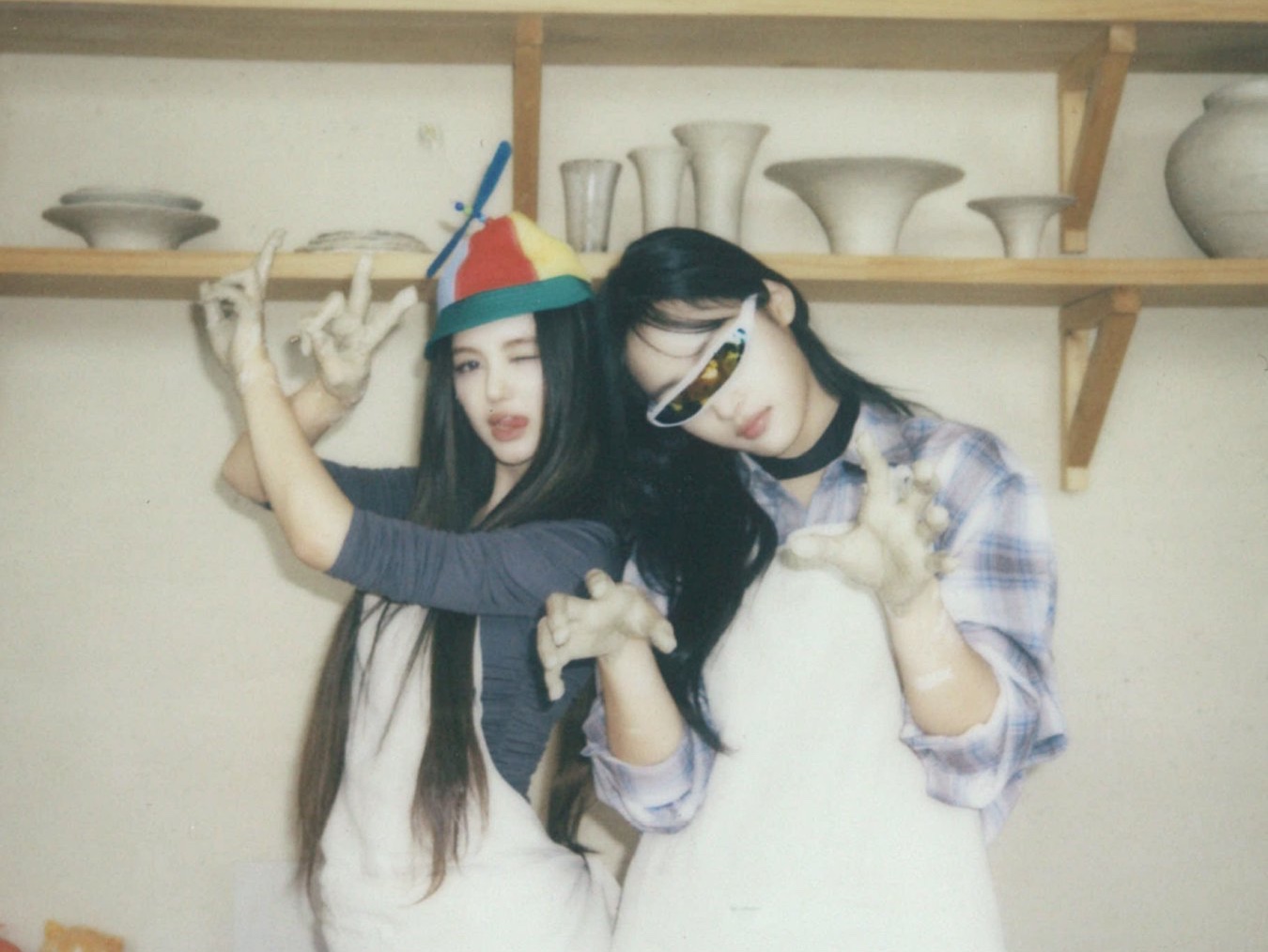 Scarpa Mojito Lake Blue - 24FW, Coyseio Draping Dress Blue Grey 착용 스타일 - 5