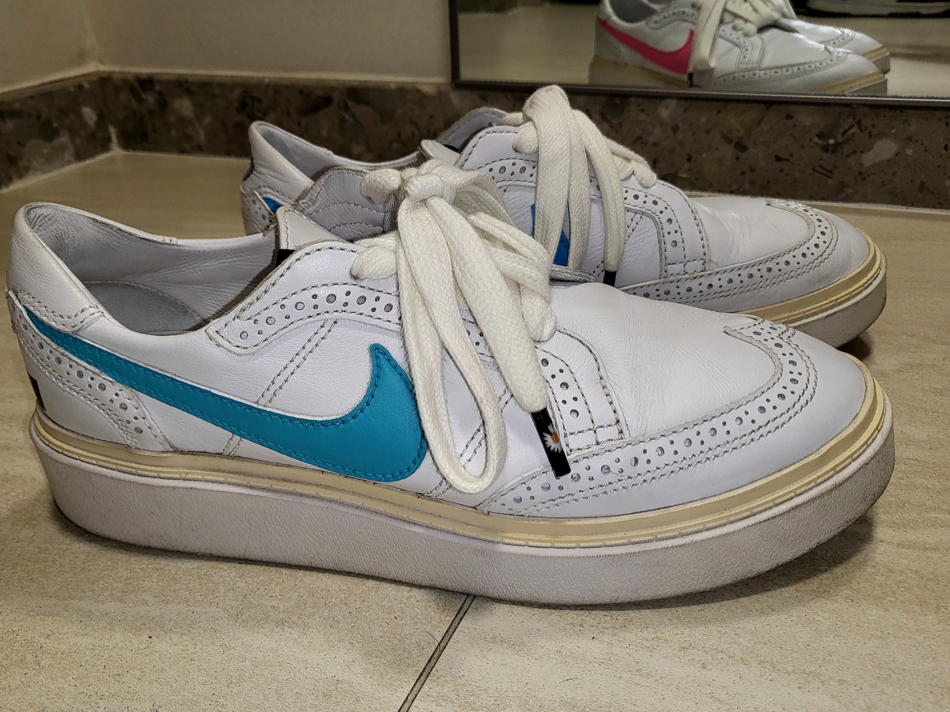 Nike x Peaceminusone Kwondo1 White, Nike x Peaceminusone Air Force 1 Low Para-Noise 2.0 착용 스타일 - 1