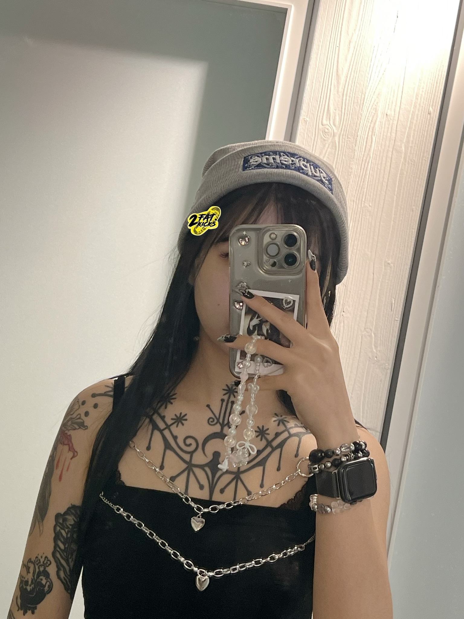 Supreme New Era Box Logo Beanie Heather Grey - 19FW 착용 스타일 - 5