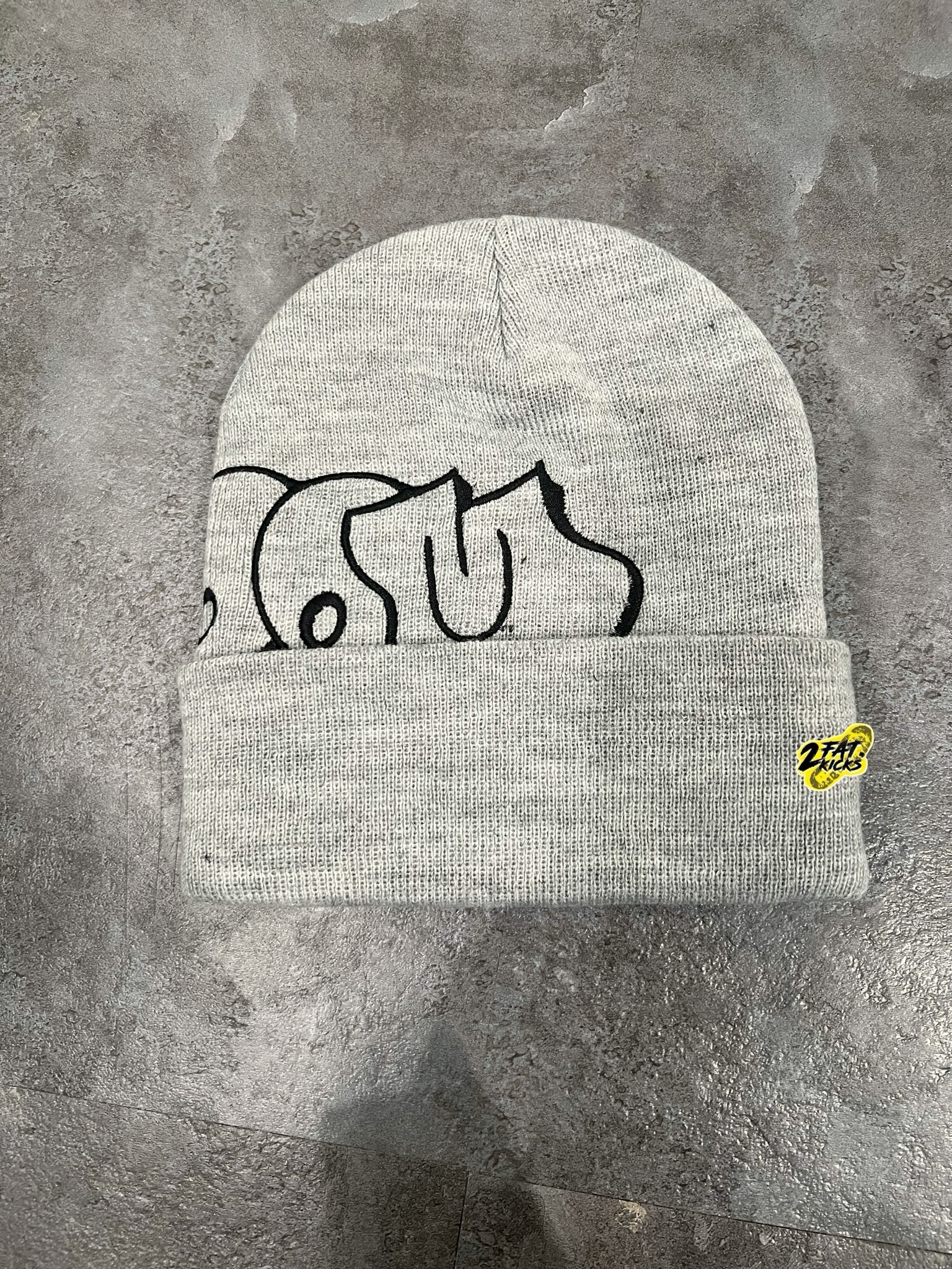 Supreme MF Doom Beanie Black - 23FW, Supreme MF Doom Beanie Heather Grey - 23FW 착용 스타일 - 8