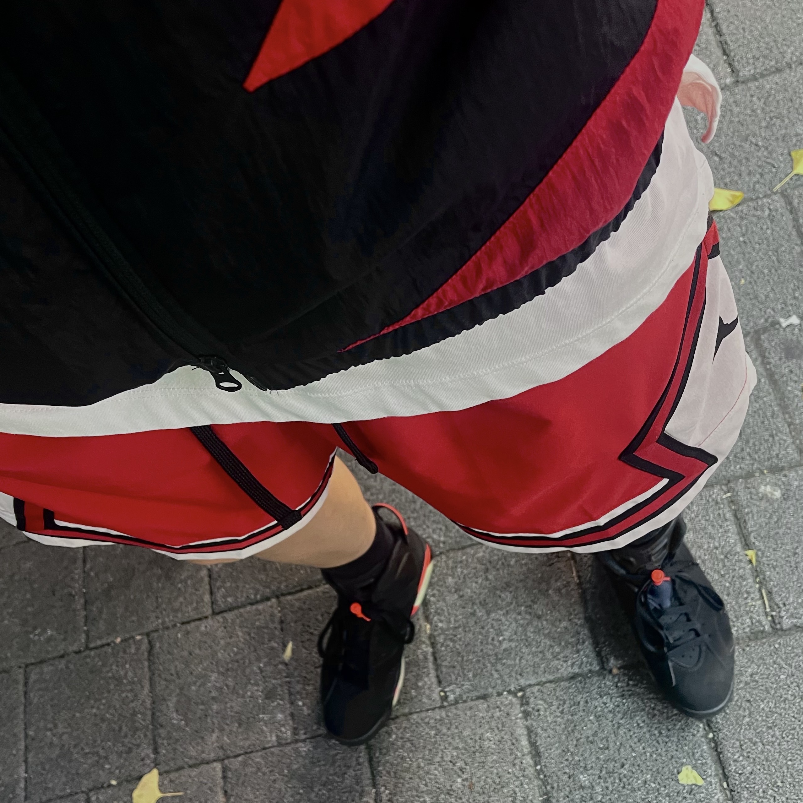 Jordan 6 Retro Infrared 2019, Jordan Sport Jam Warm Up Jacket Black Gym Red - Asia 착용 스타일