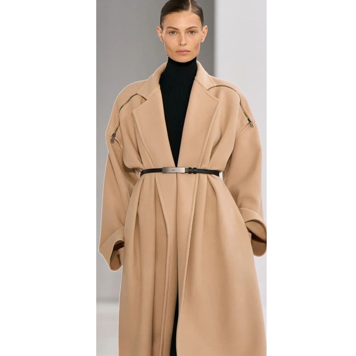 (W) Max Mara Edoardo Teddy Bear Coat Camel, (W) Max Mara Madame 101801 Icon Coat Camel 착용 스타일 - 9