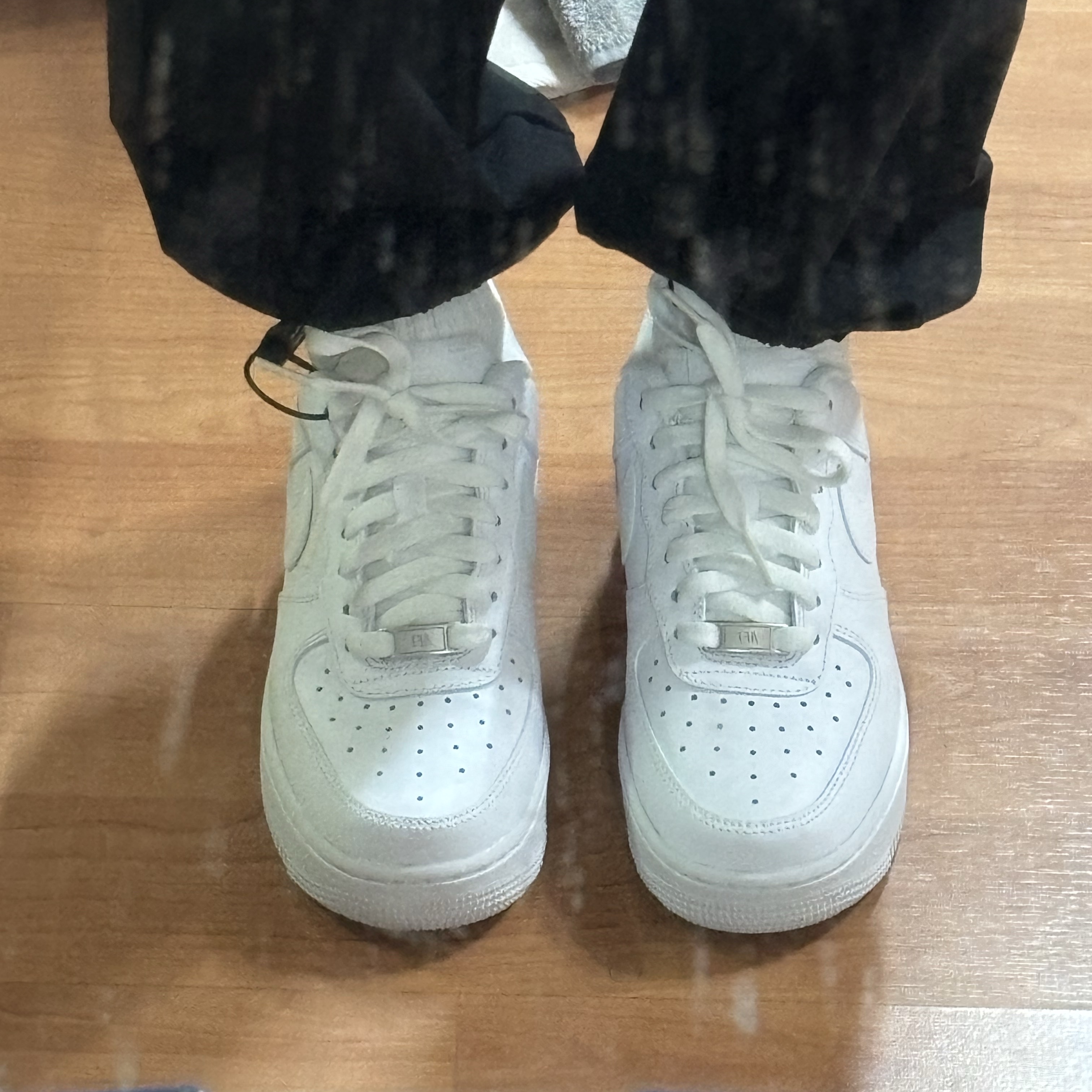 (W) Nike Air Force 1 '07 Low White 착용 스타일