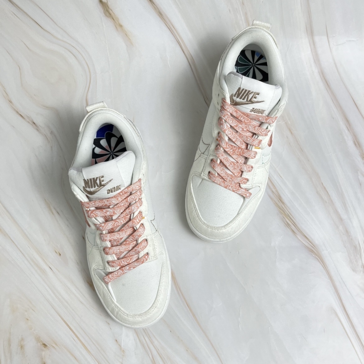 (W) Nike Dunk Low Disrupt 2 Pale Ivory Sail 착용 스타일 - 1