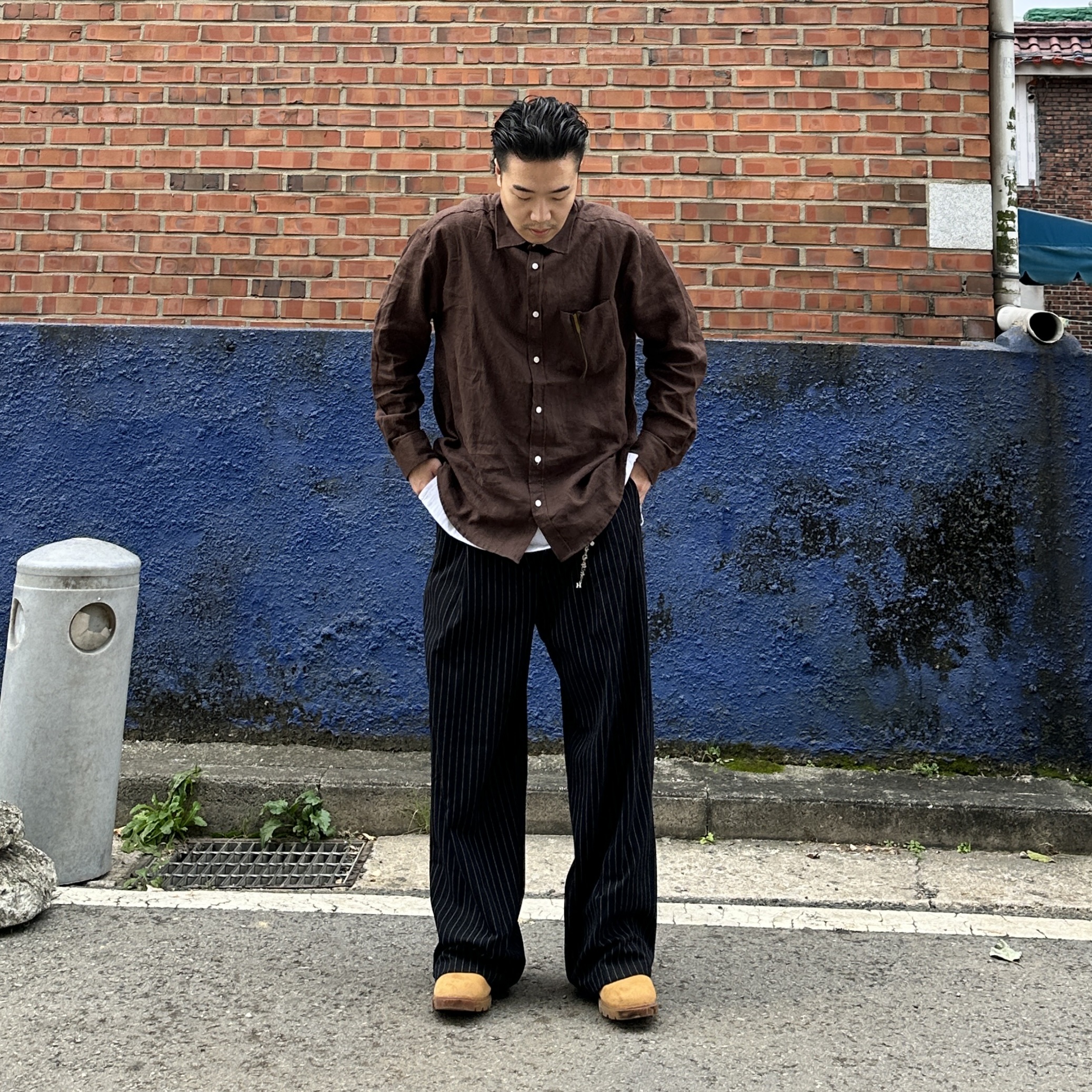 Timberland Premium 6 inch Waterproof Boot Wheat Nubuck - Wide 착용 스타일