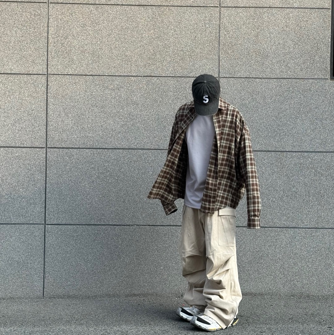Supreme Kevlar Denim S Logo 6-Panel Black - 22SS, Nonnod Cropped Flexible String Check Shirt Vintage brown 착용 스타일 - 1