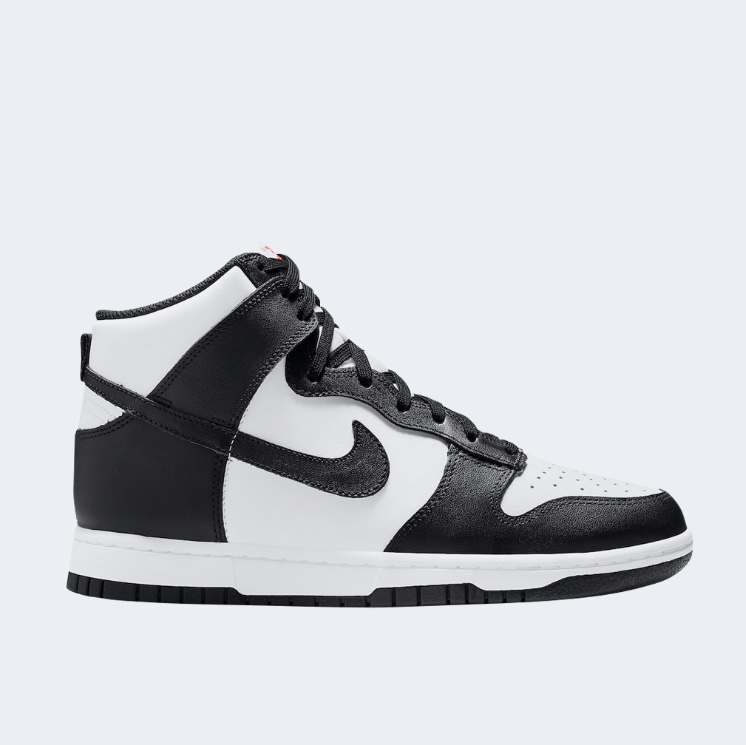 (W) Nike Dunk High Black and White 착용 스타일