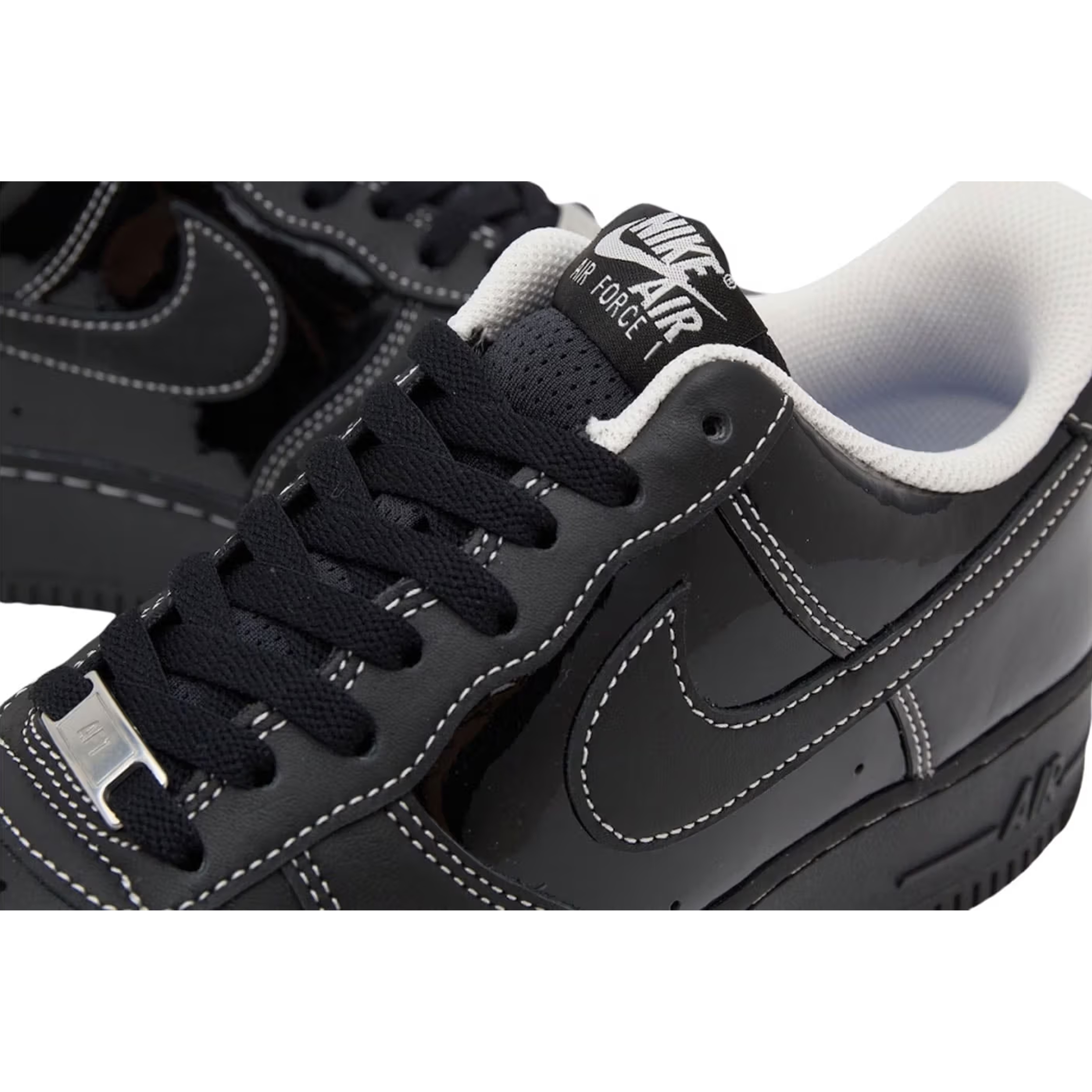Nike Air Force 1 '07 Low Triple Black, (W) Nike Air Force 1 '07 Cacao Wow 착용 스타일 - 4