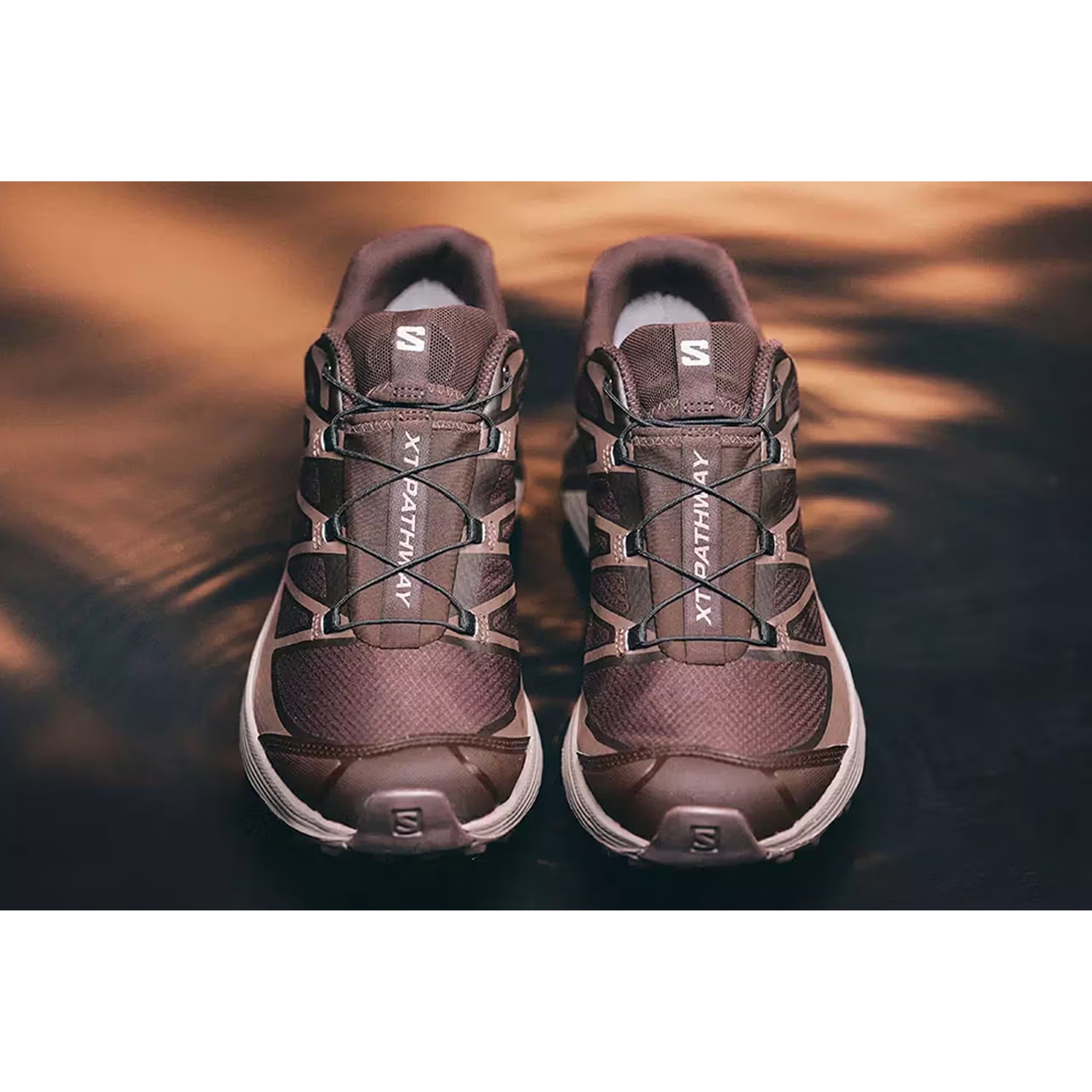 Salomon XT-Pathway Black Gold, Salomon XT-Pathway GTX Cement 착용 스타일 - 3