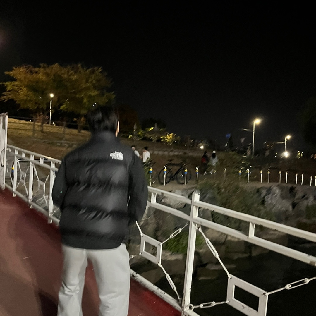 The North Face 1996 Retro Nuptse Vest Black 착용 스타일 - 2