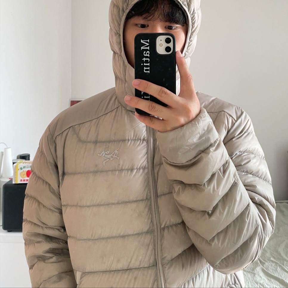 Arc'teryx Cerium Hoody Rune 착용 스타일 - 2